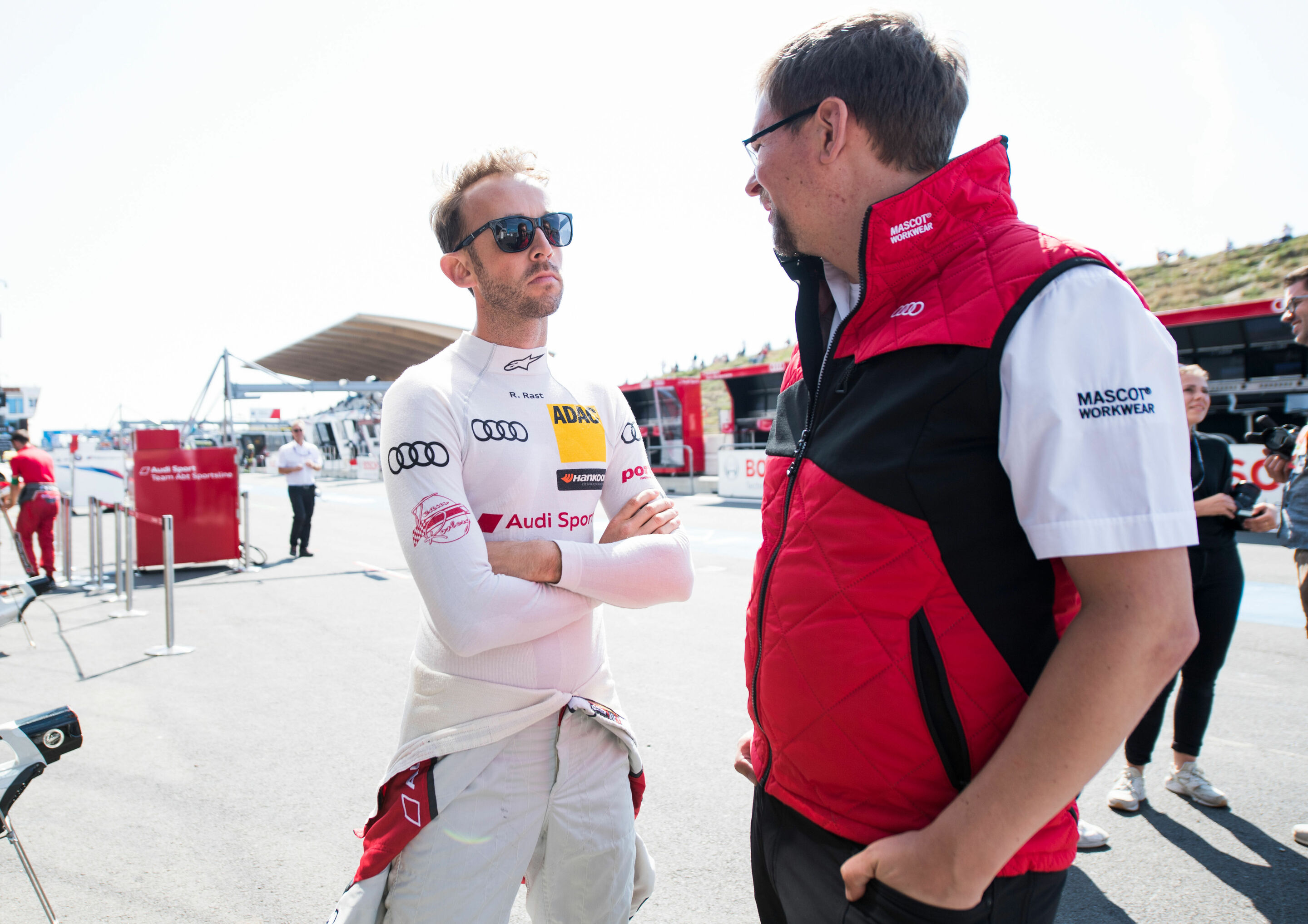 DTM Zandvoort 2018 - René Rast, Florian Rinkes (car engineer)