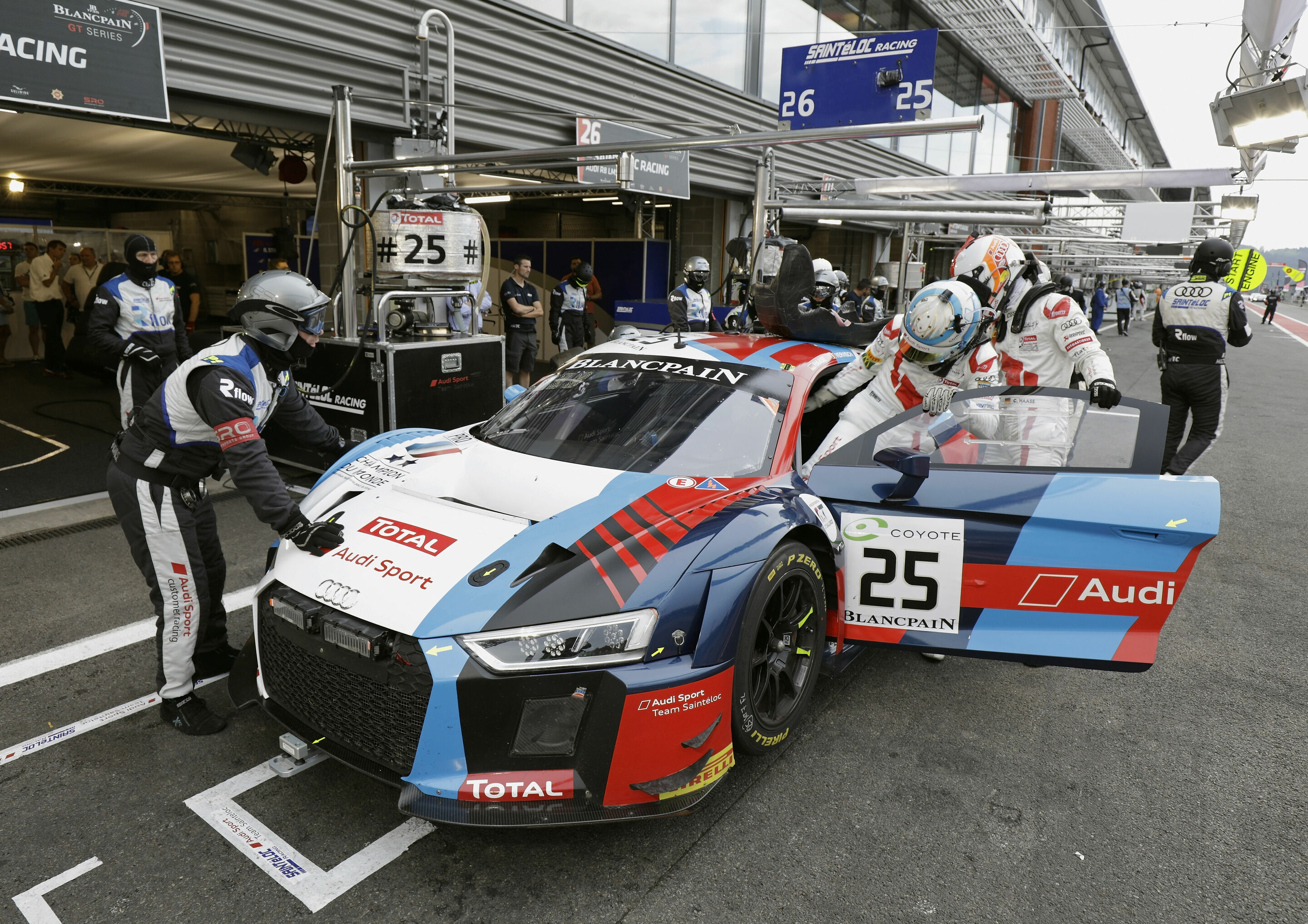 24h Spa 2018 - Audi R8 LMS #25 (Audi Sport Team Saintéloc), Christopher Haase/Frédéric Vervisch/Markus Winkelhock