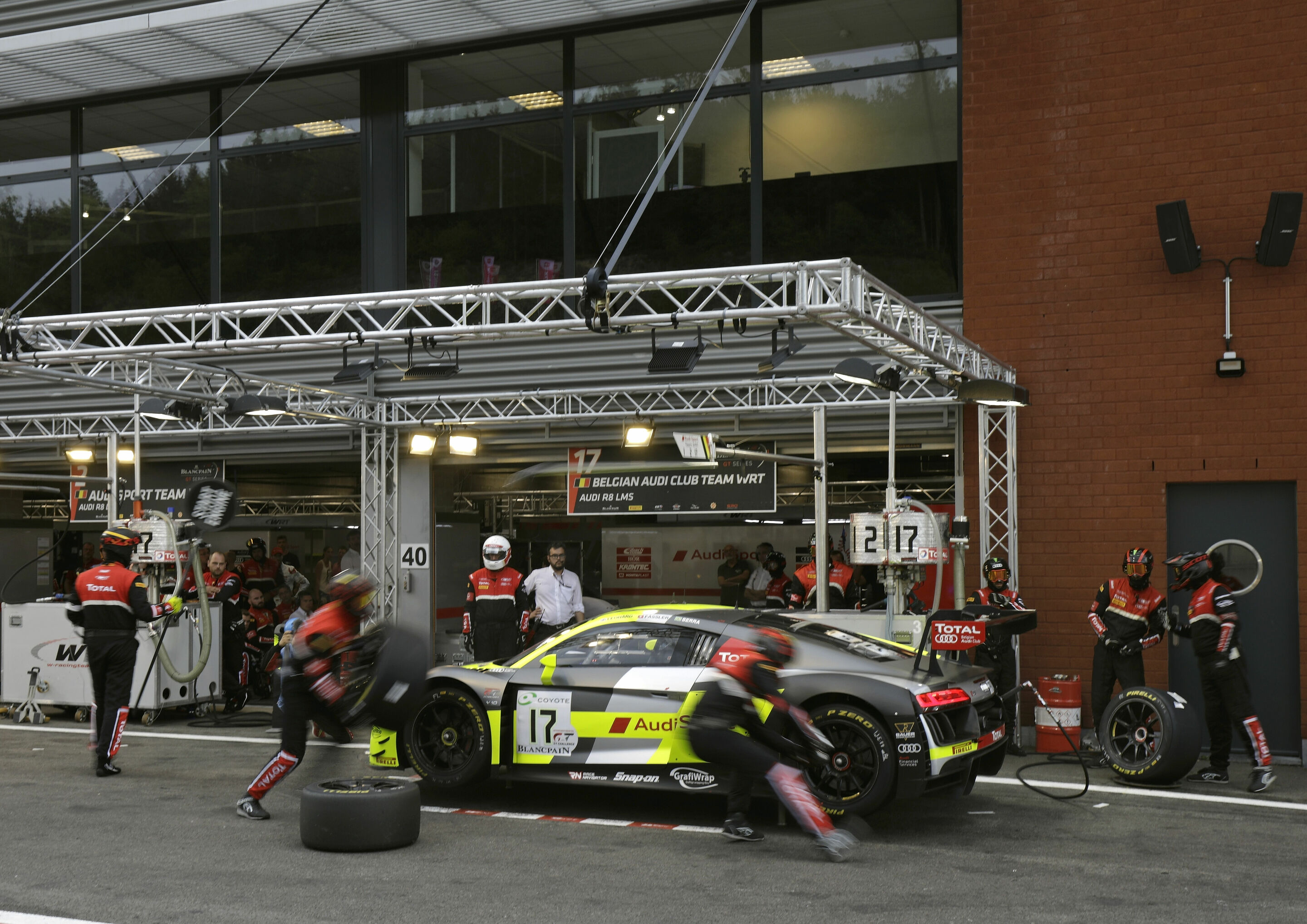 24h Spa 2018 - Audi R8 LMS #17 (Belgian Audi Club Team WRT), Marcel Fässler/Stuart Leonard/Daniel Serra