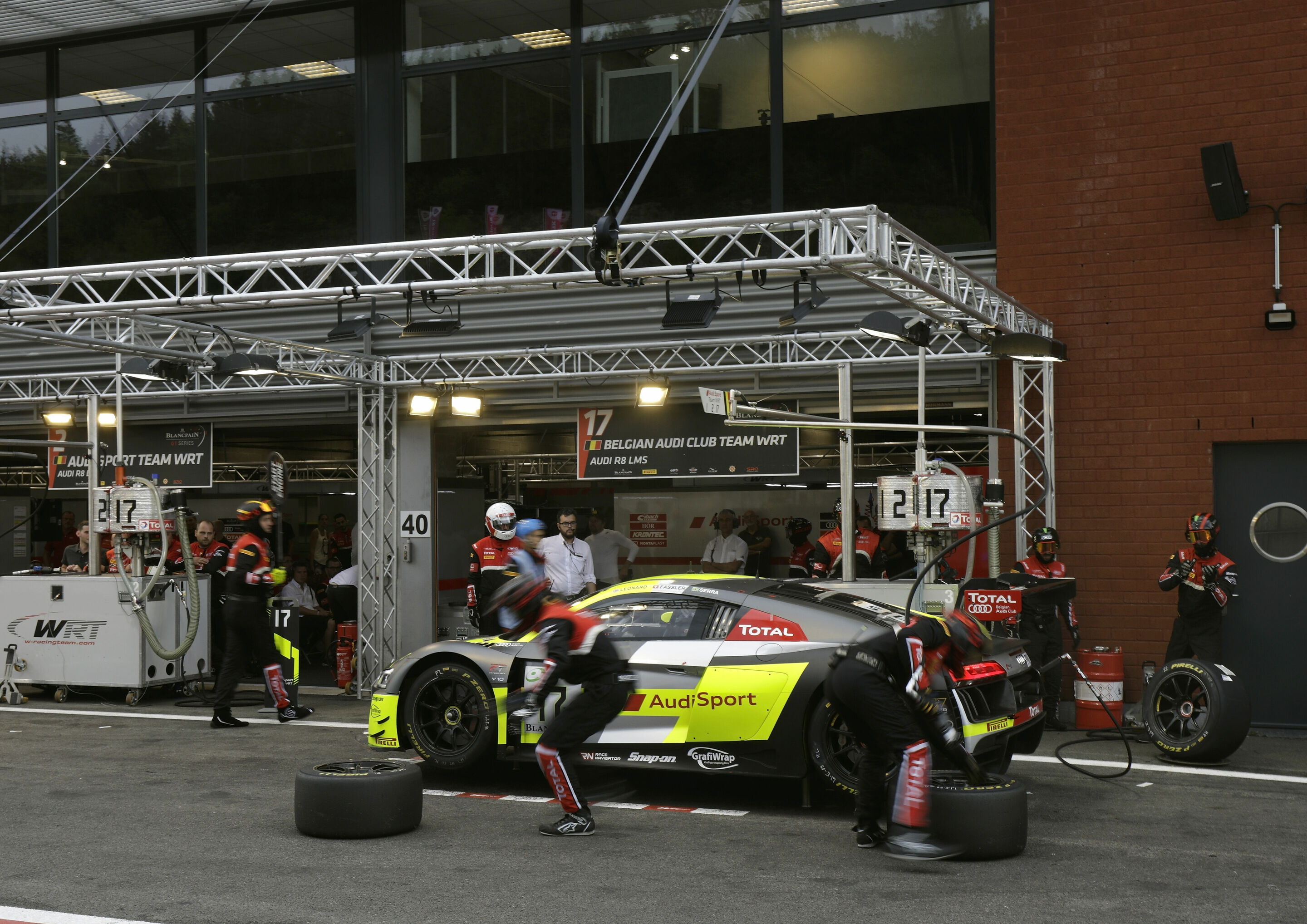 24h Spa 2018 - Audi R8 LMS #17 (Belgian Audi Club Team WRT), Marcel Fässler/Stuart Leonard/Daniel Serra