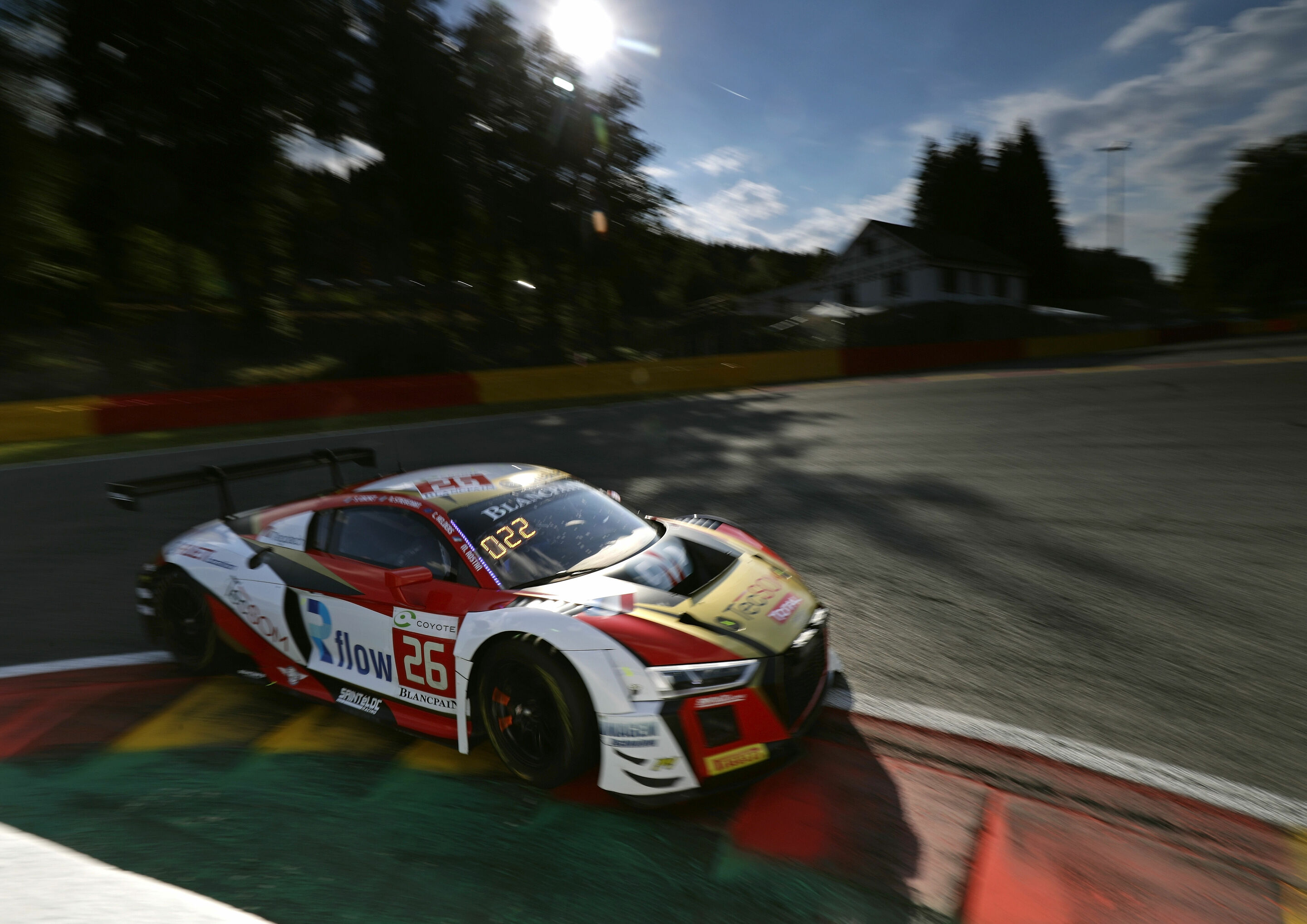 24h Spa 2018 - Audi R8 LMS #26 (Saintéloc Racing), Simon Gachet/Christian Kelders/Marc Rostan/Nyls Stievenart