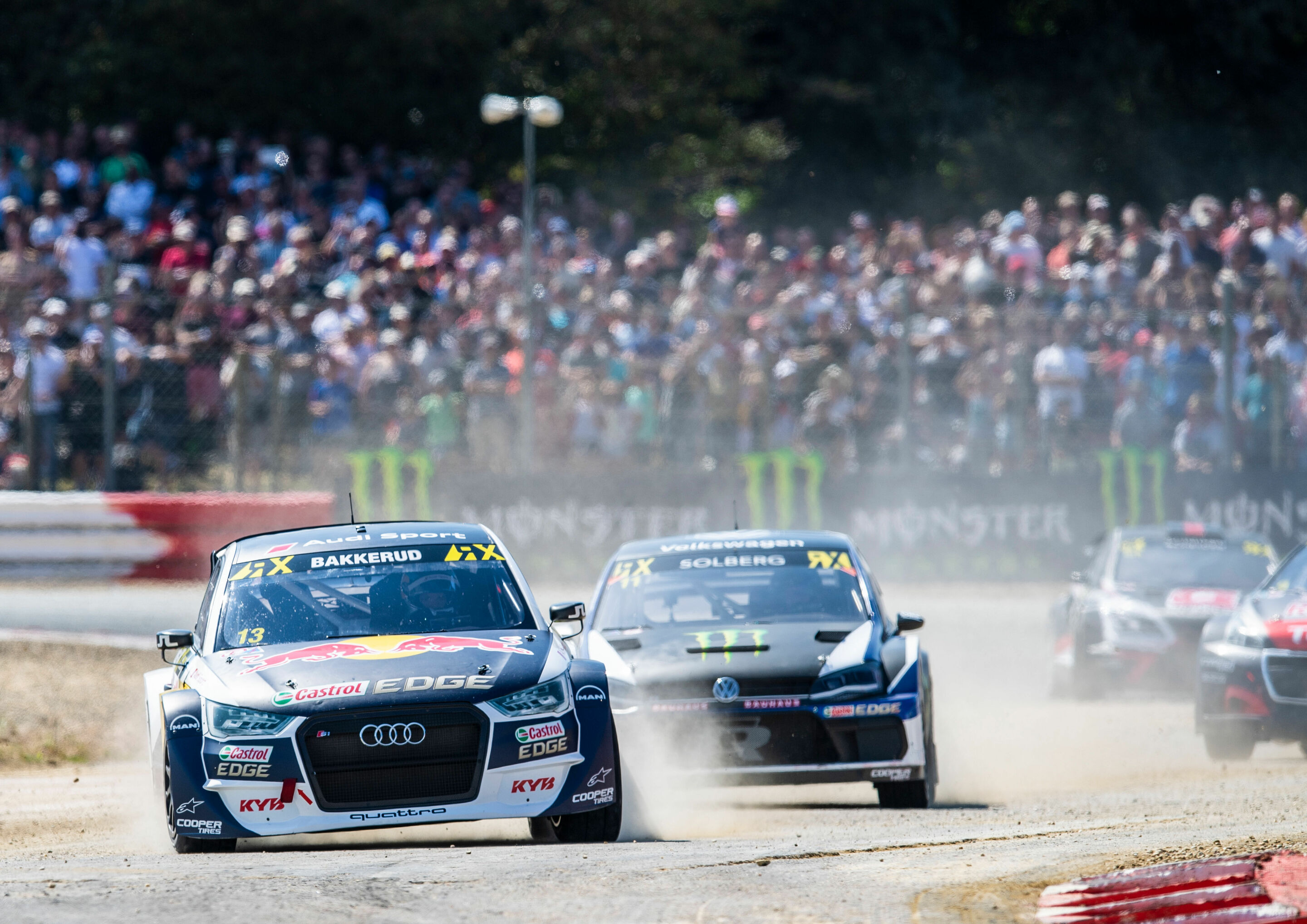 Rallycross-WM 2018, Lohéac - Audi S1 EKS RX quattro #13 (EKS Audi Sport), Andreas Bakkerud