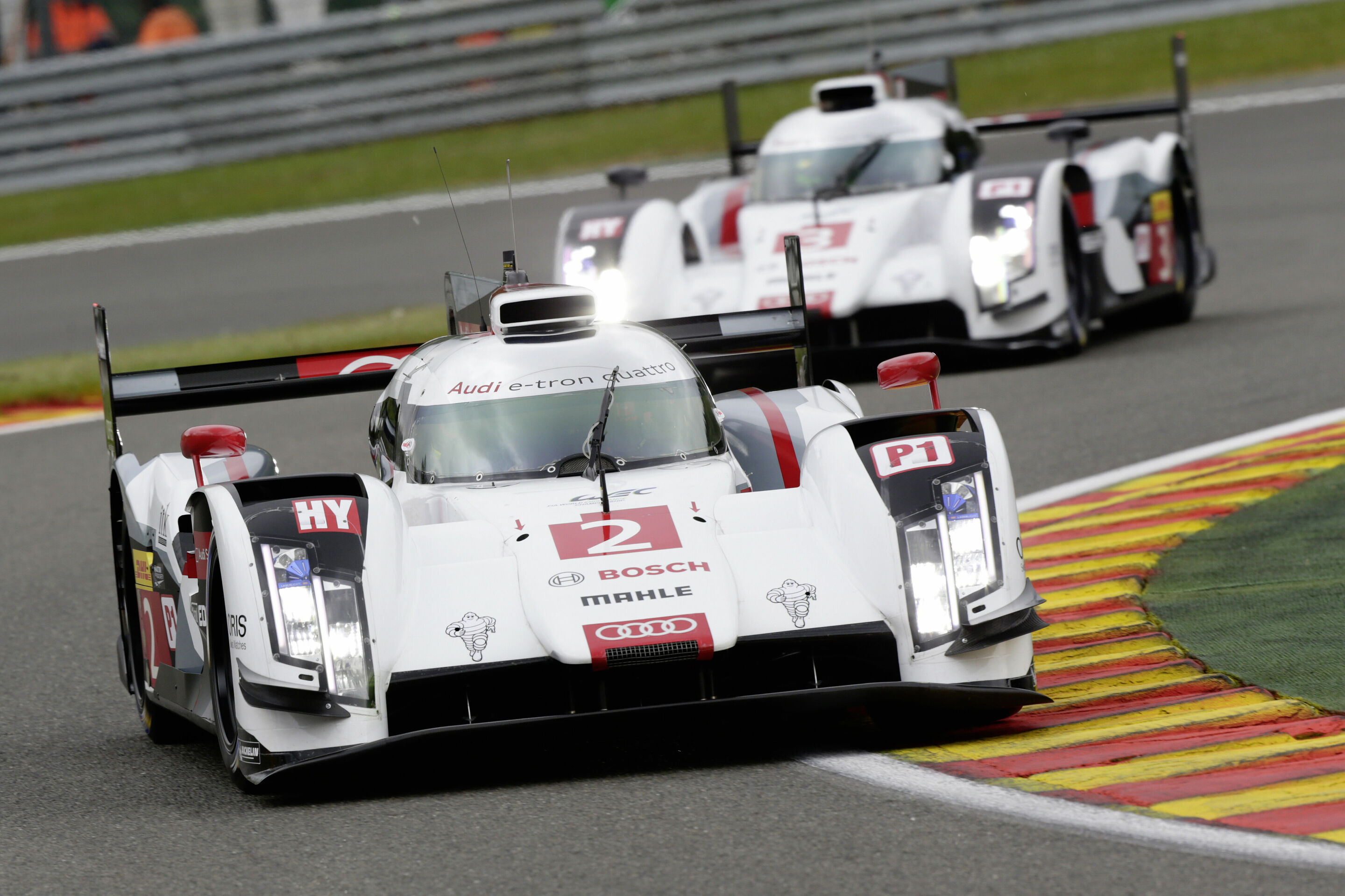 Audi with solid starting base at Spa
