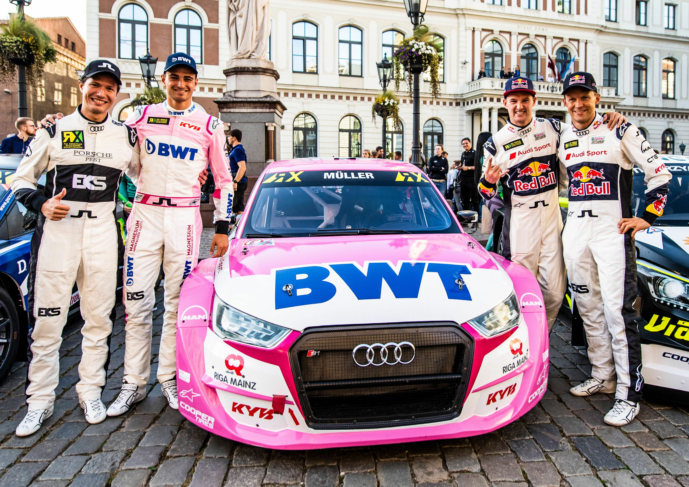 FIA World Rallycross Championship 2018, Riga - Krisztián Szabó, Nico Müller, Andreas Bakkerud, Mattias Ekström
