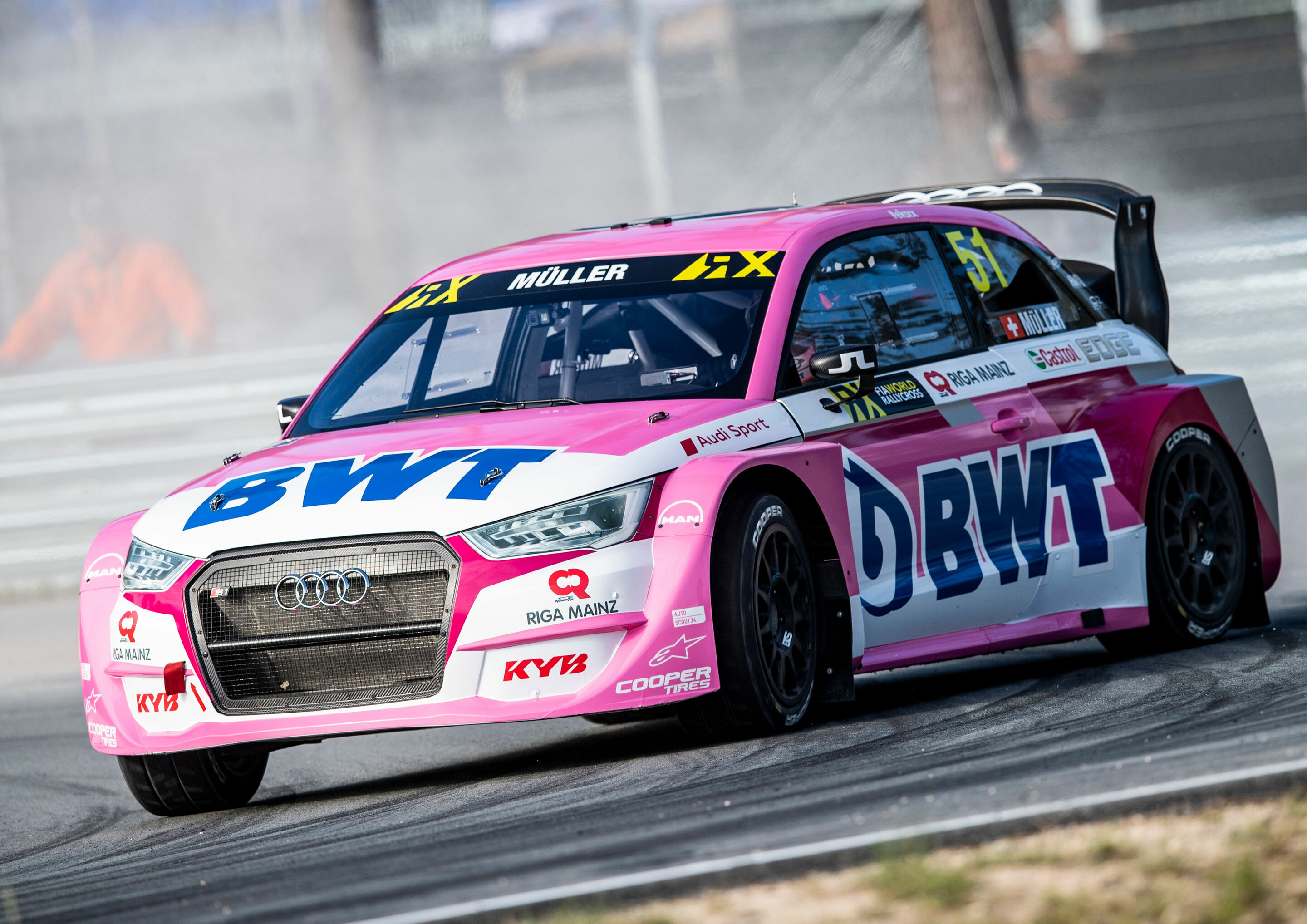 FIA World Rallycross Championship 2018, Riga - Audi S1 EKS RX quattro #51 (EKS), Nico Müller
