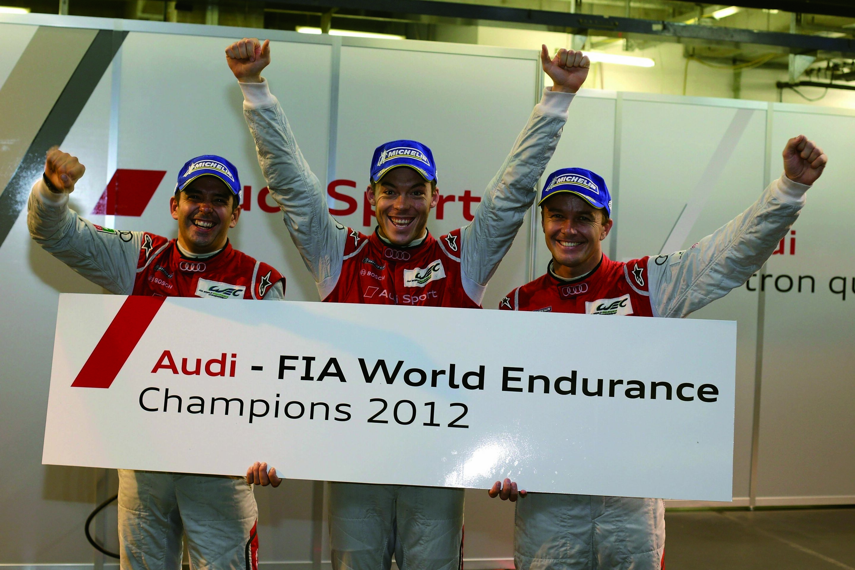 Audi stellt die WEC-Weltmeister 2012
