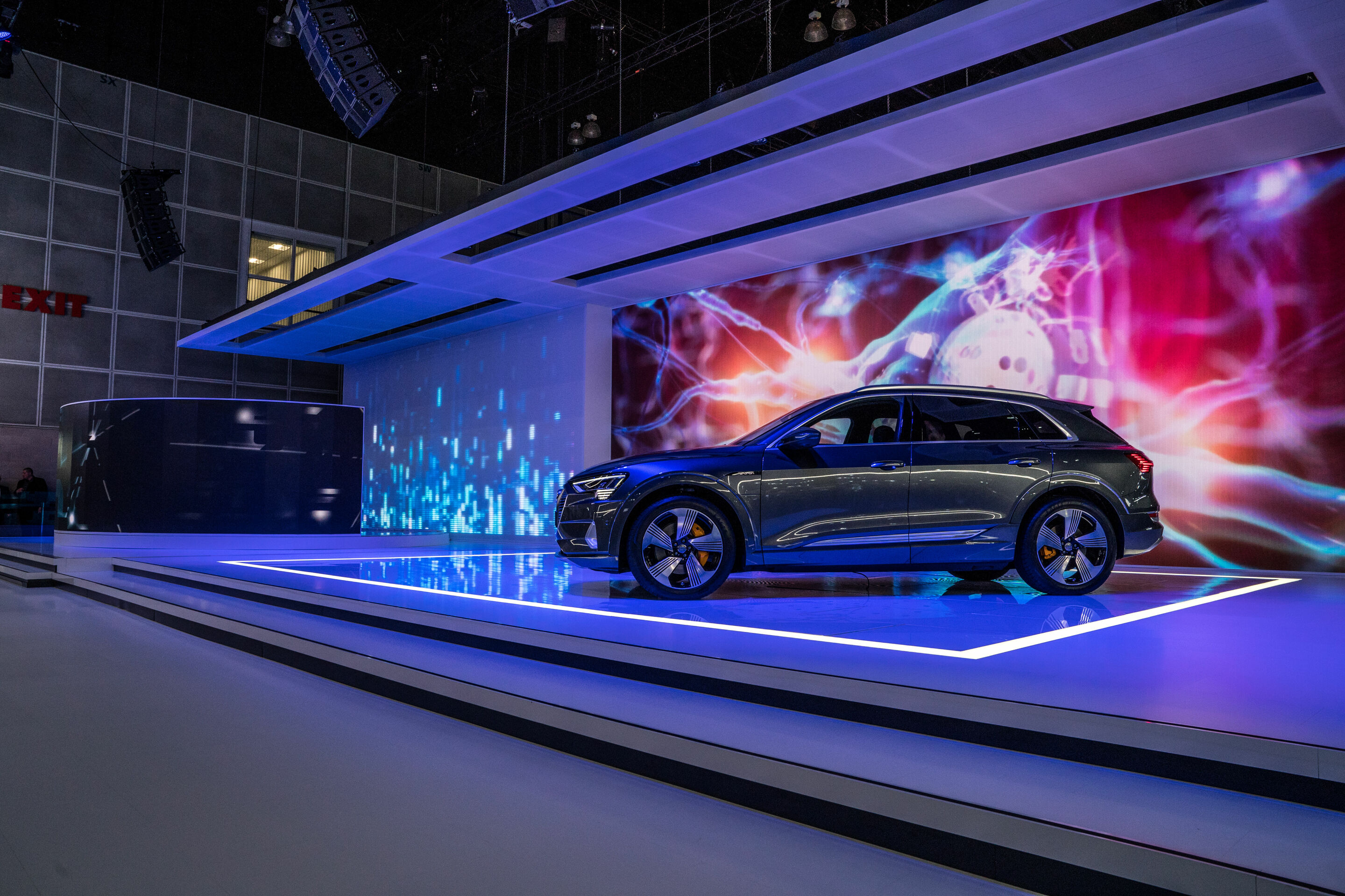 World premiere of the Audi e-tron GT concept at the Los Angeles Auto Show 2018