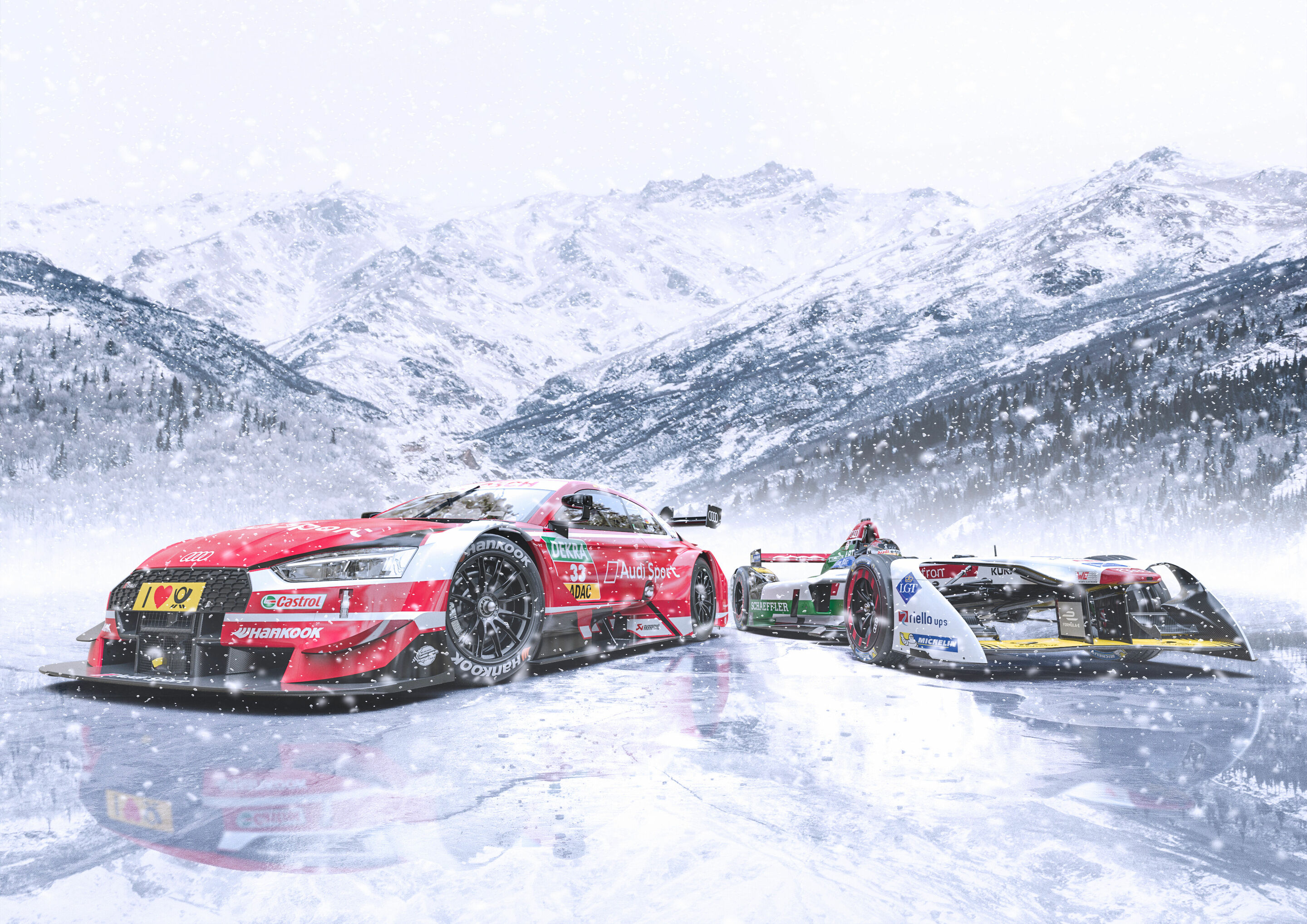Audi Sport Quattro S1 auf Eis 