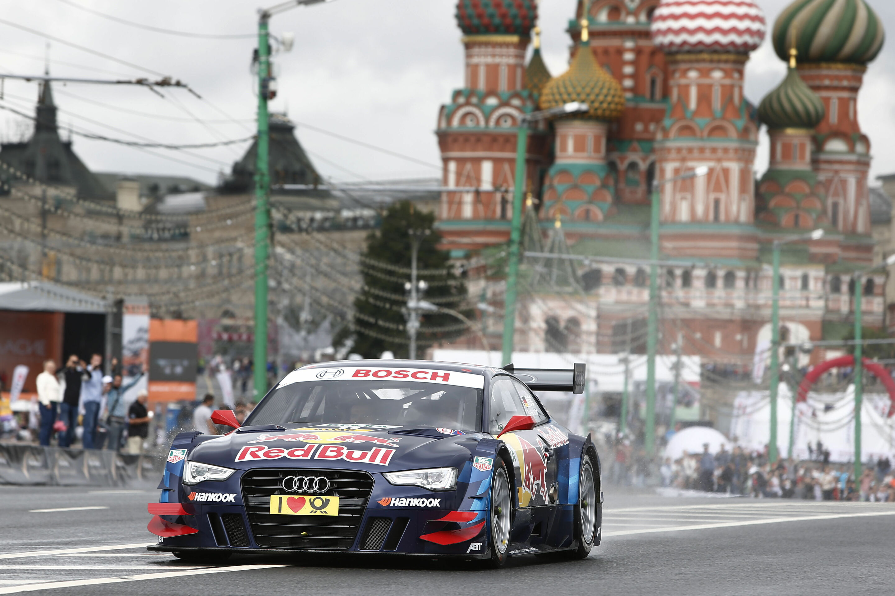 Audi RS 5 DTM before race debut in Moscow