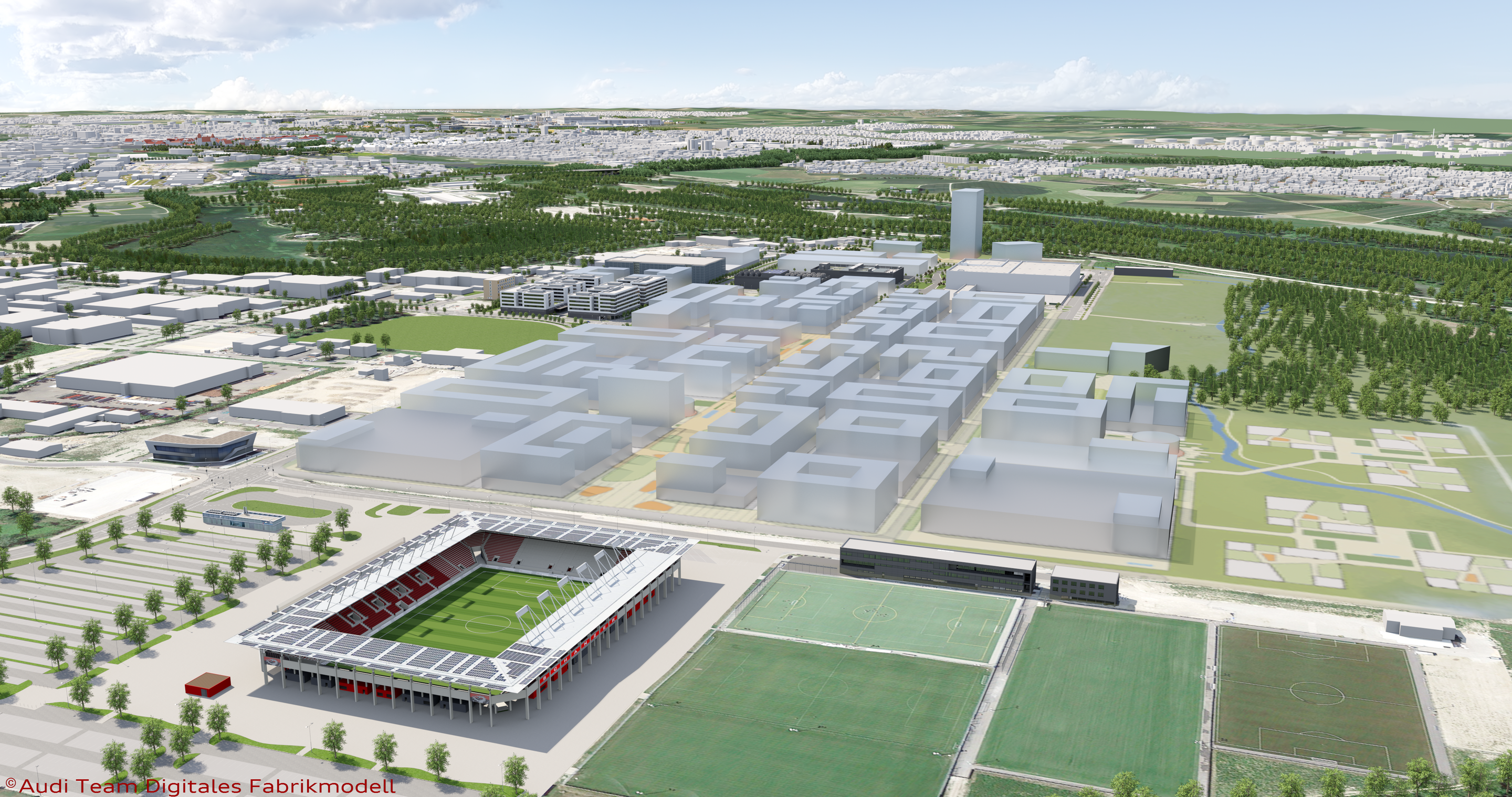 IN-Campus GmbH: Audi und Stadt Ingolstadt sanieren Raffineriegelände für Technologiepark
