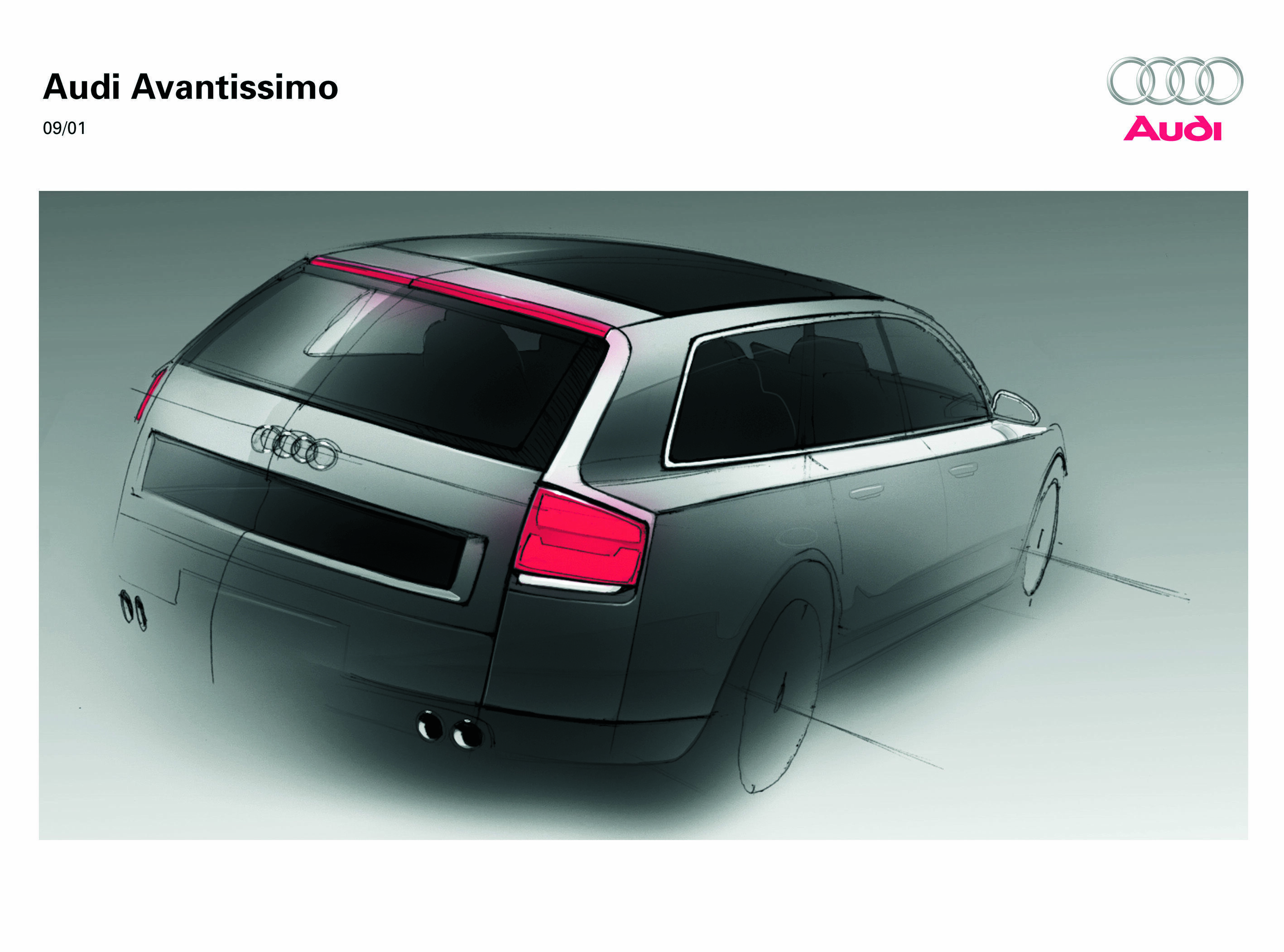 Audi Avantissimo - Design-Skizze