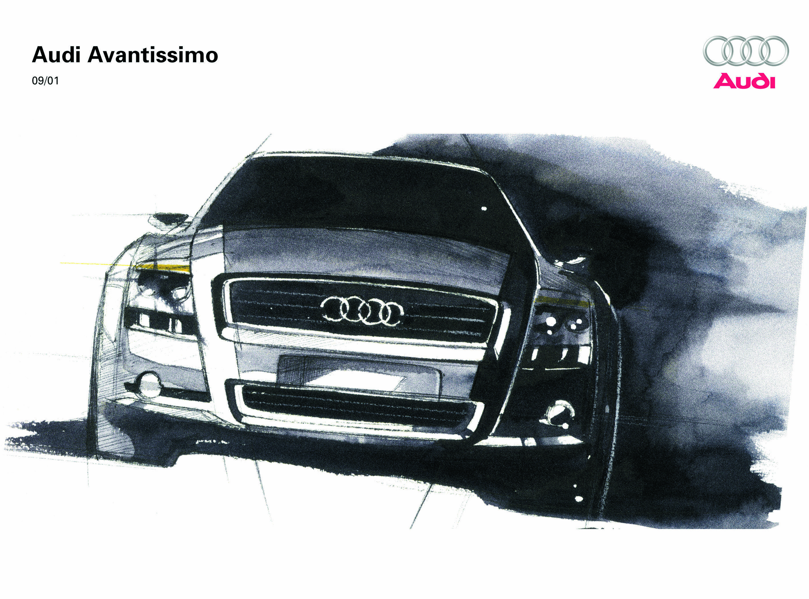 Audi Avantissimo - Design sketch