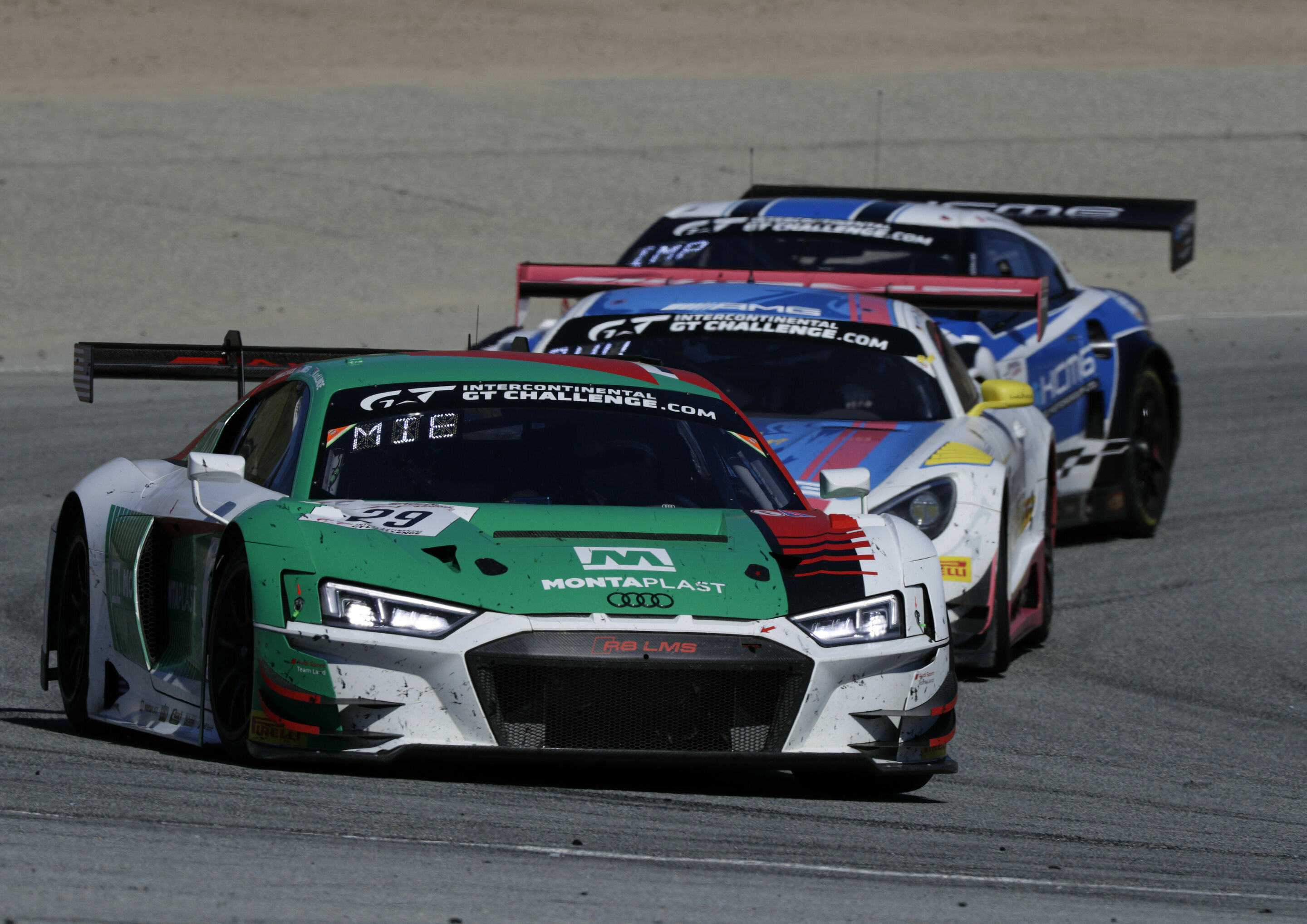 California 8 Hours 2019 - Audi R8 LMS #29 (Audi Sport Team Land), Kelvin van der Linde/Christopher Mies/Markus Winkelhock