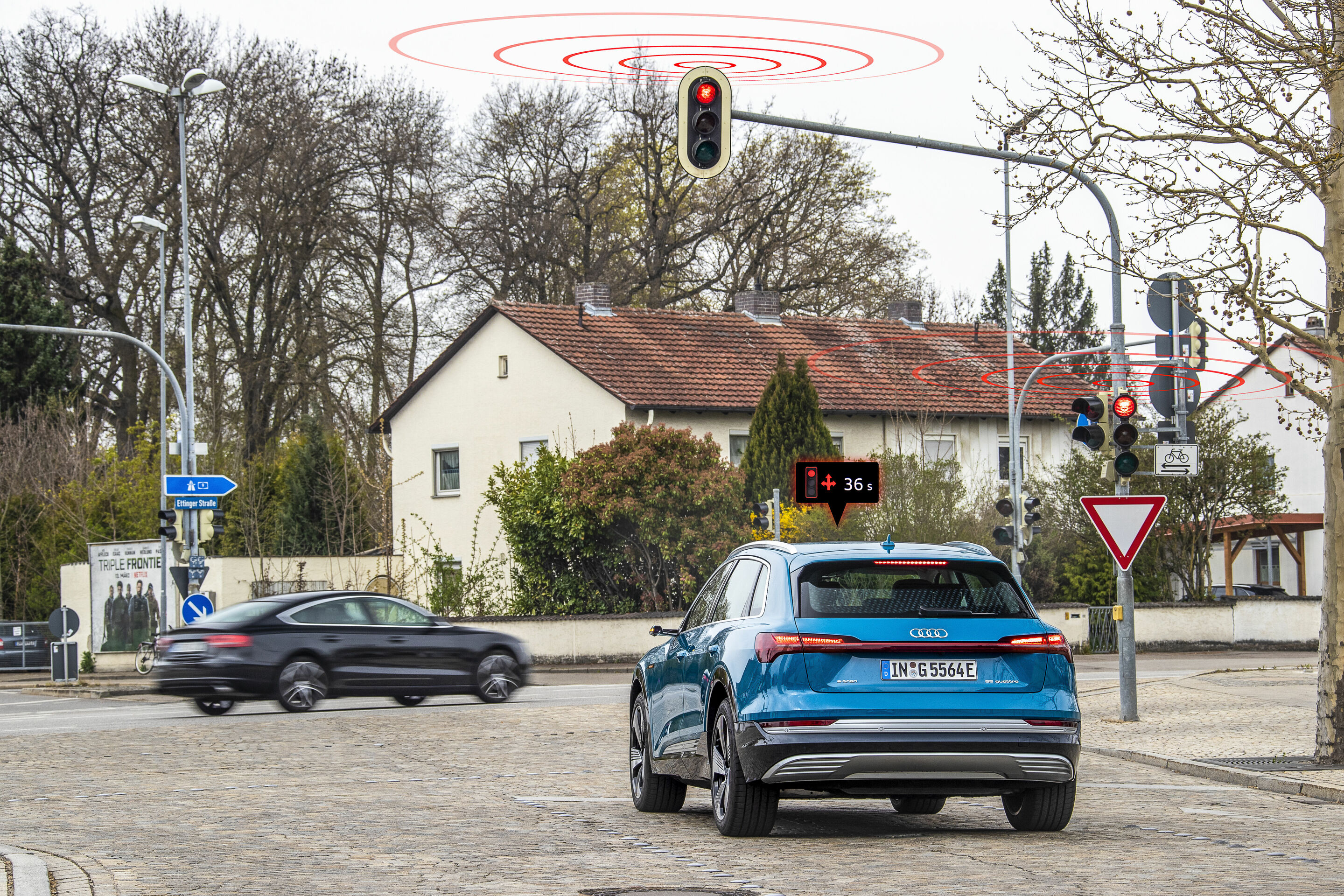 Audi vernetzt sich mit Ampeln in Deutschland