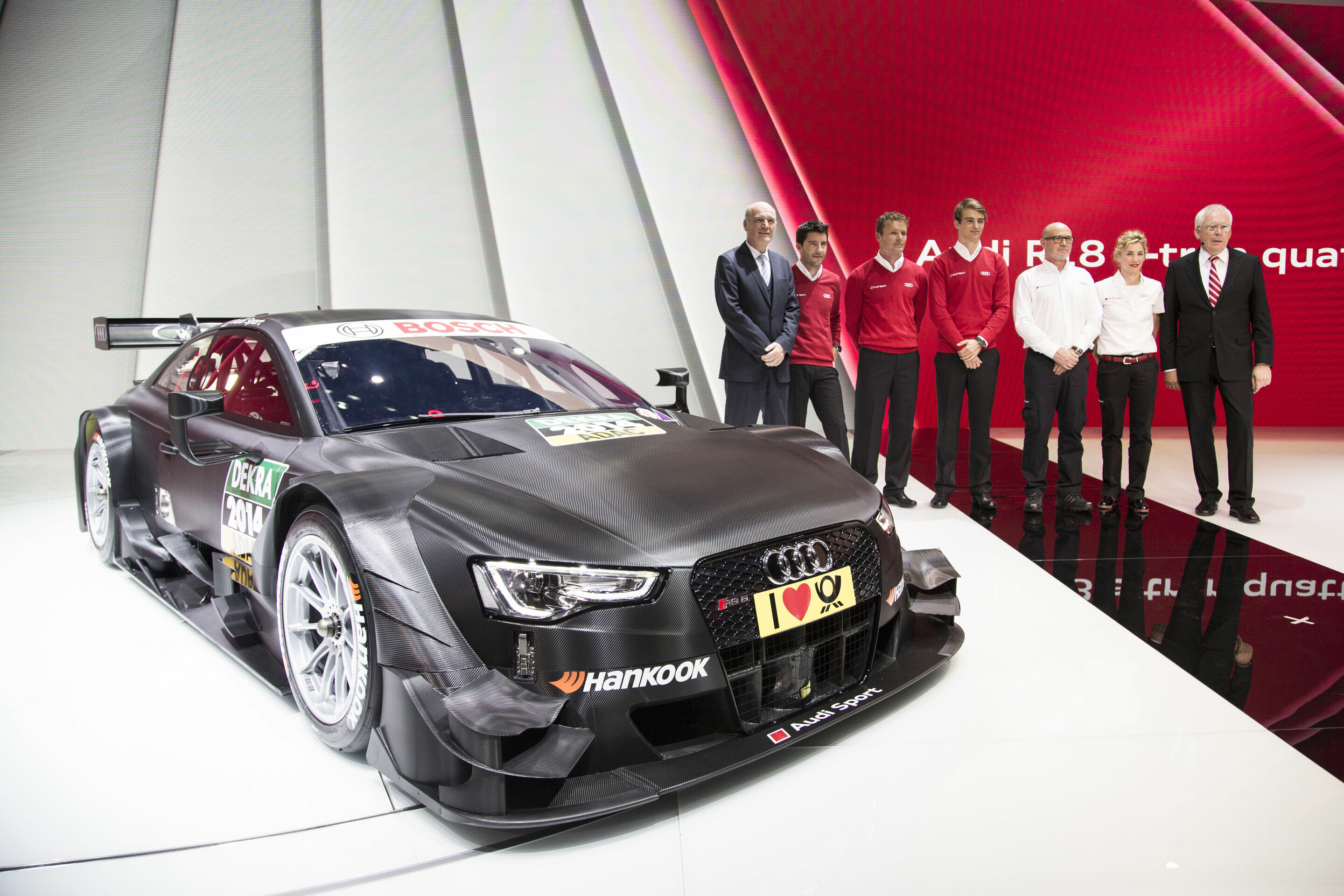 World premiere of new Audi RS 5 DTM in Geneva