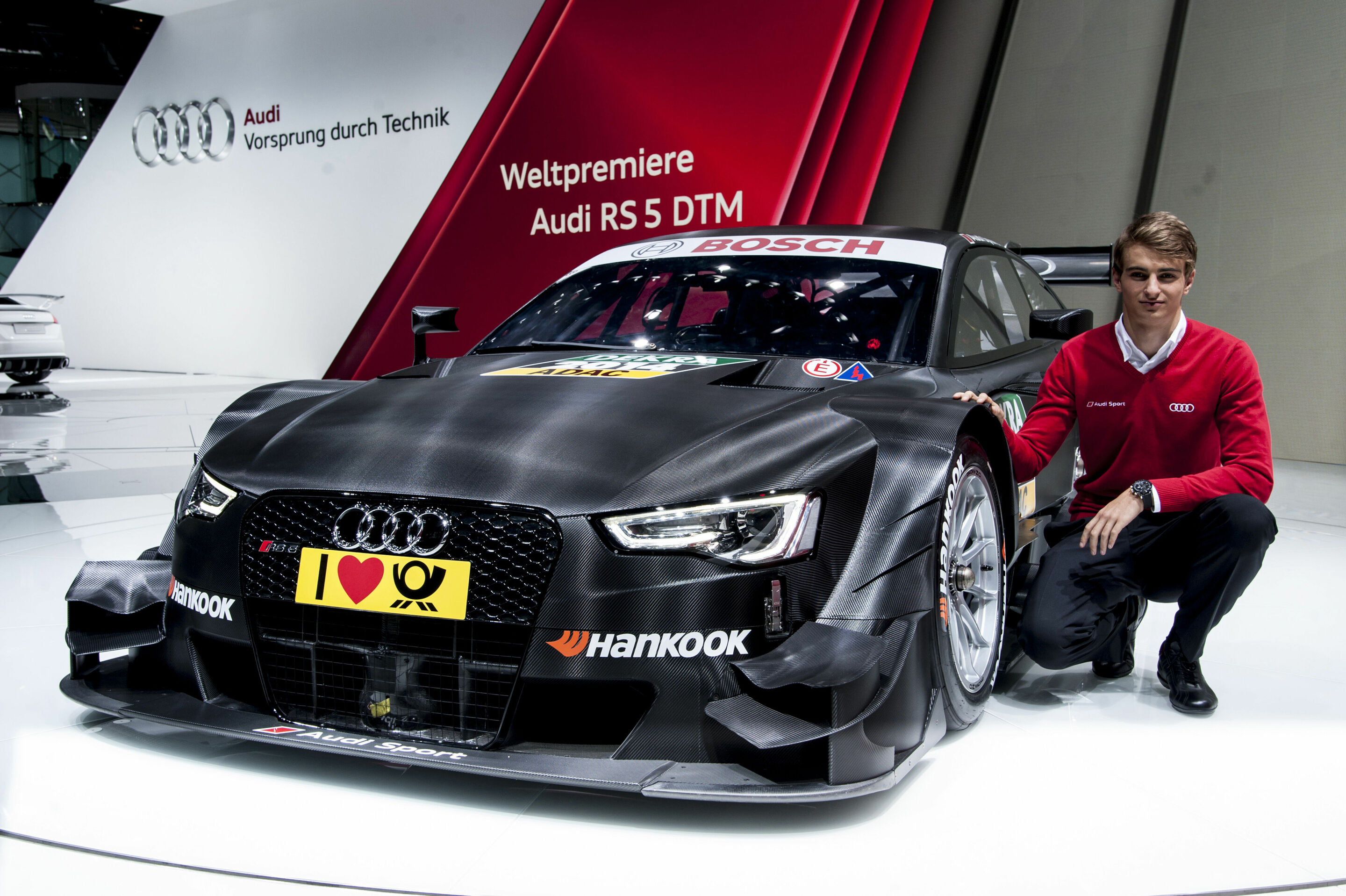 Weltpremiere des neuen Audi RS 5 DTM in Genf