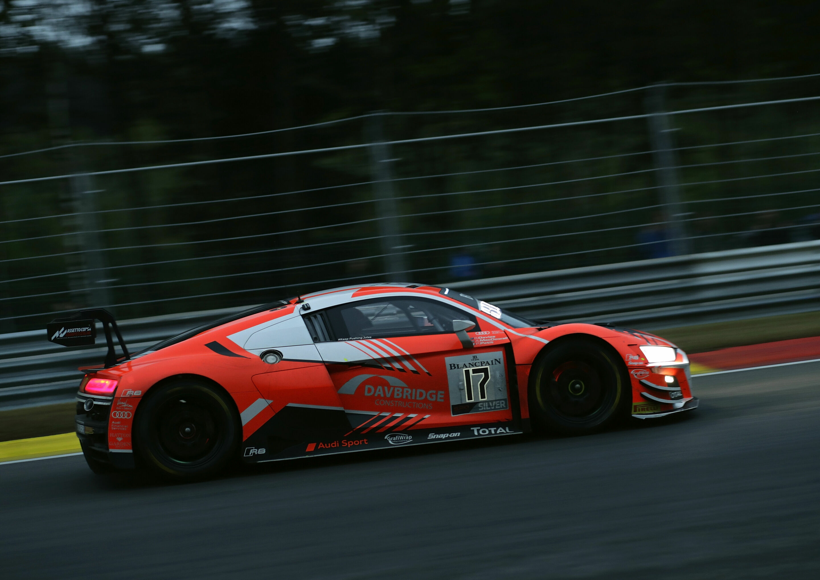 24h Spa 2019 - Audi R8 LMS #17 (Belgian Audi Club Team WRT), Shae Davies/Alex MacDowall/Paul Petit