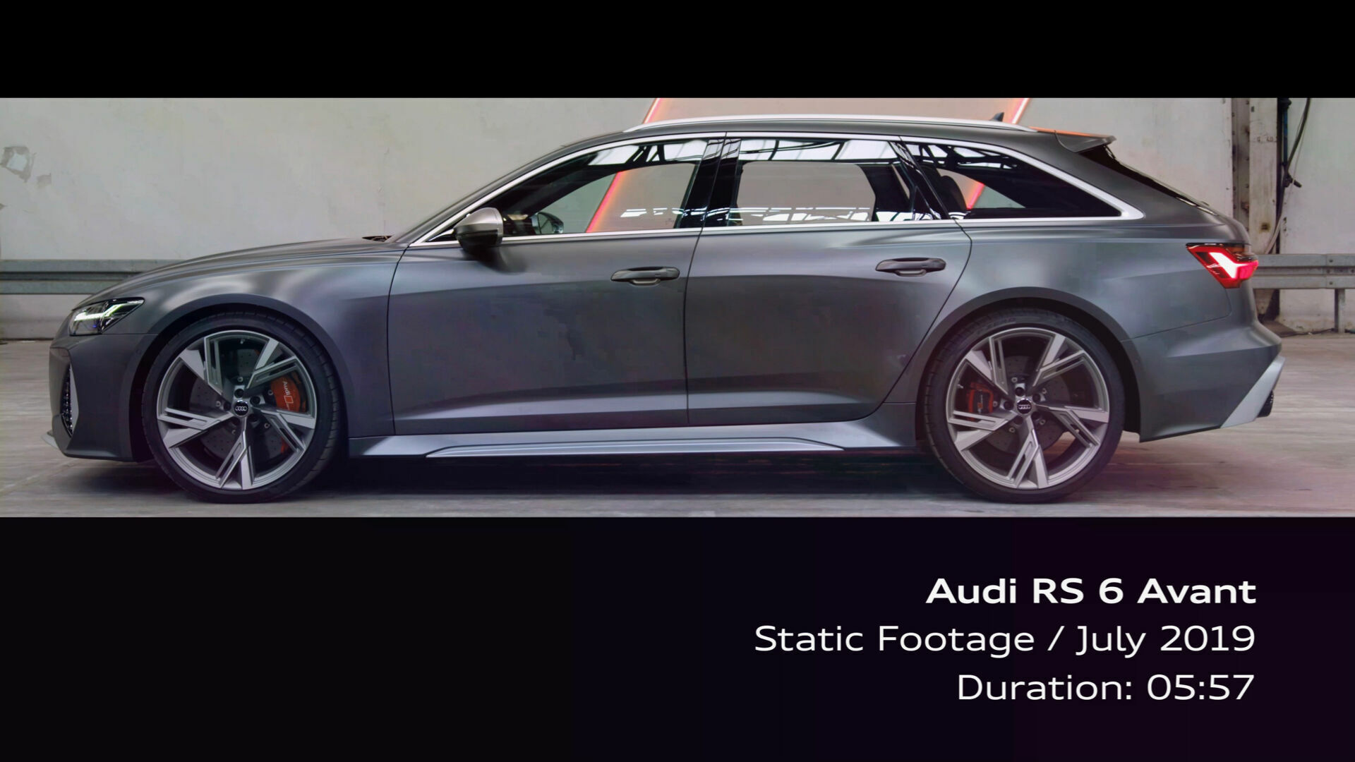 Audi RS 6 Avant static Footage - Audi RS 6 Avant static Footage