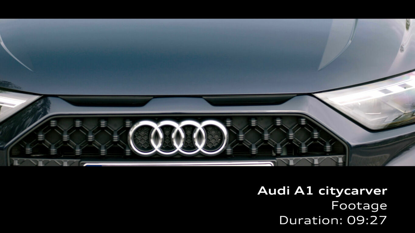 Footage Audi A1 citycarver blau - Footage Audi A1 citycarver blau