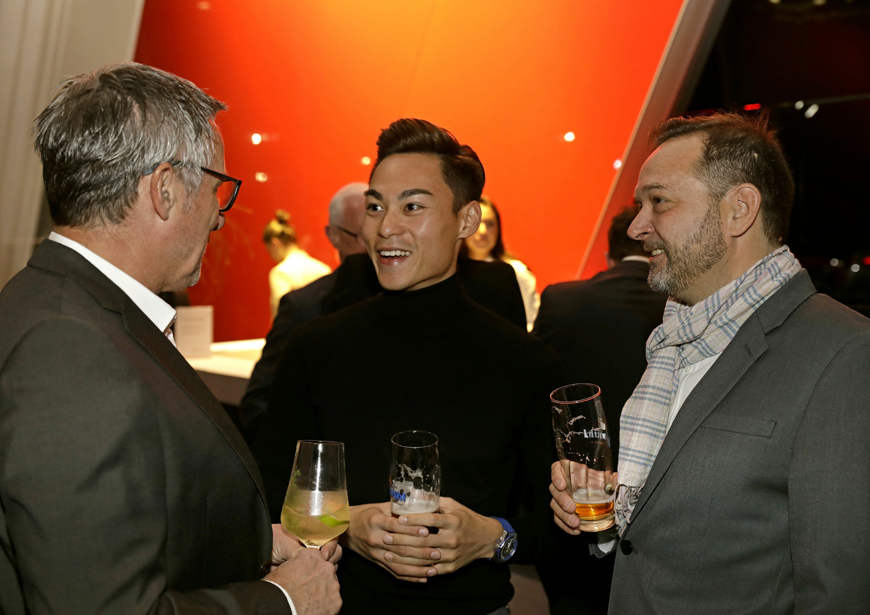 Audi Sport customer racing Race Night 2019 - Johannes Trost, Weiron Tan, Martin Kühl
