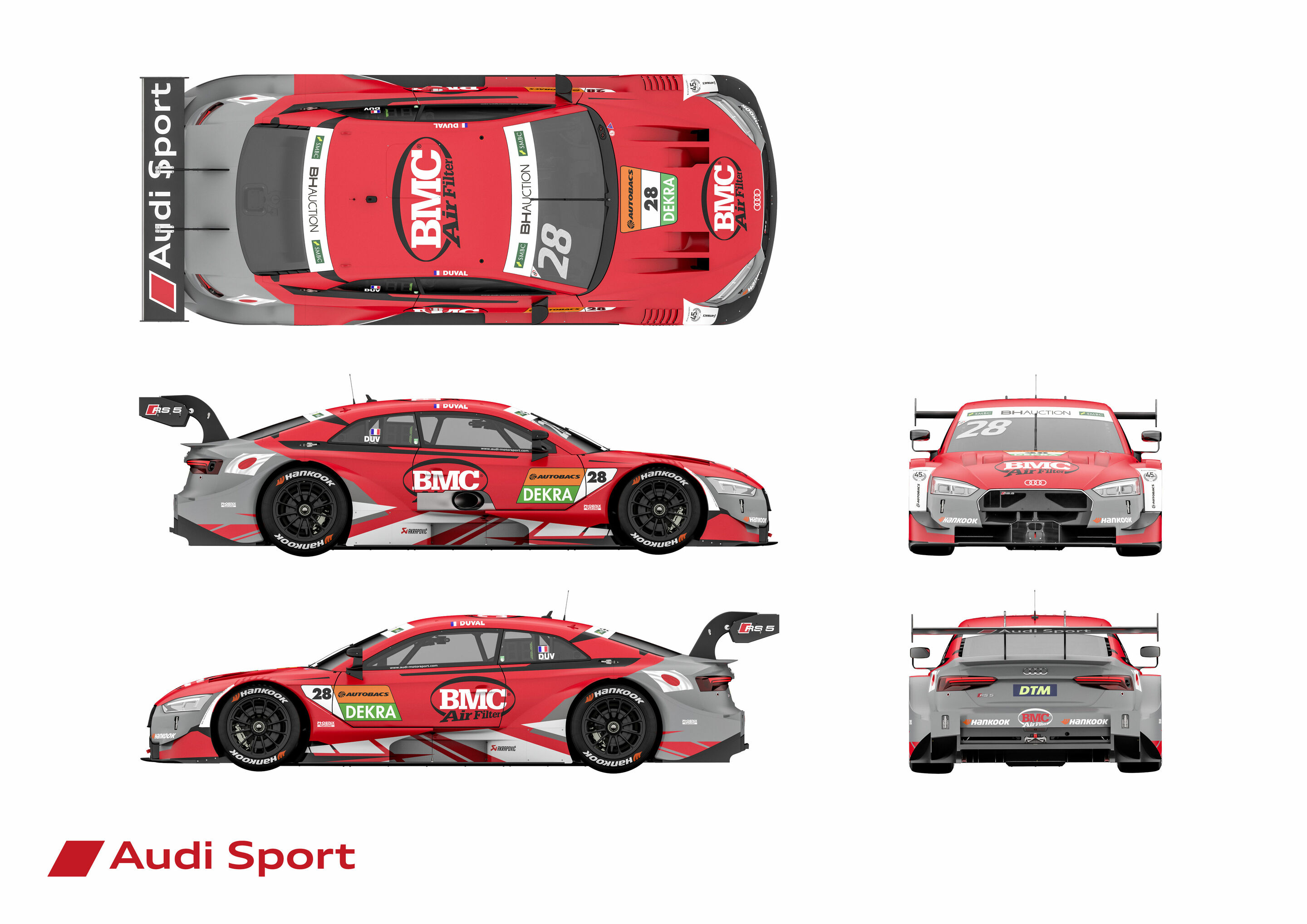 SUPER GT X DTM Fuji 2019 - BMC Air Filter Audi RS 5 DTM #28 (Audi Sport Team Phoenix), Loïc Duval