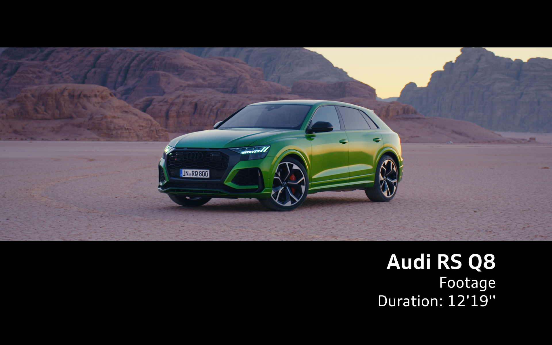 Footage Audi RS Q8 - Footage Audi RS Q8