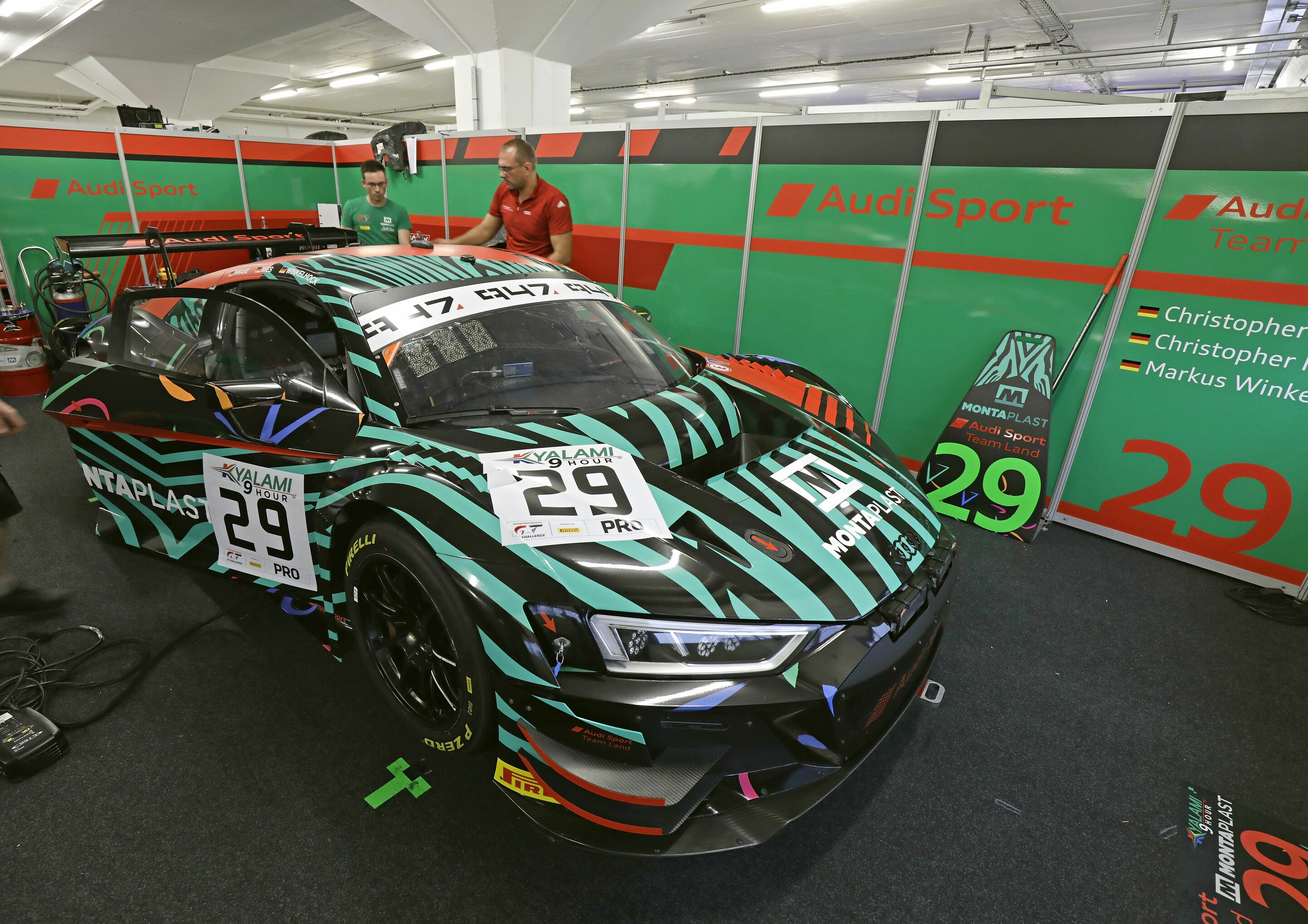 9h Kyalami 2019 - Audi R8 LMS #29 (Audi Sport Team Land), Christopher Haase/Christopher Mies/Markus Winkelhock