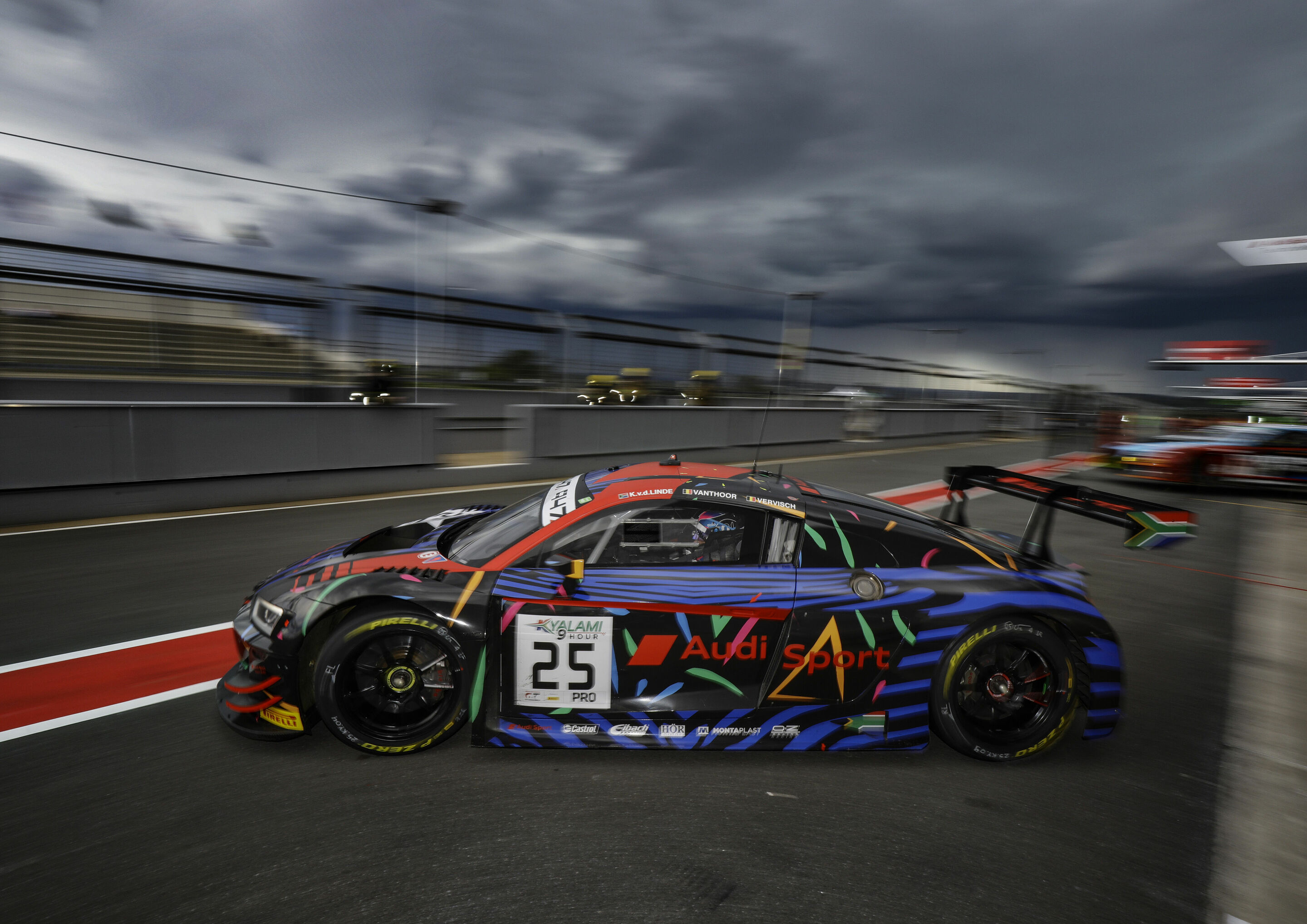 9h Kyalami 2019 - Audi R8 LMS #25 (Audi Sport Team WRT), Kelvin van der Linde/Dries Vanthoor/Frédéric Vervisch