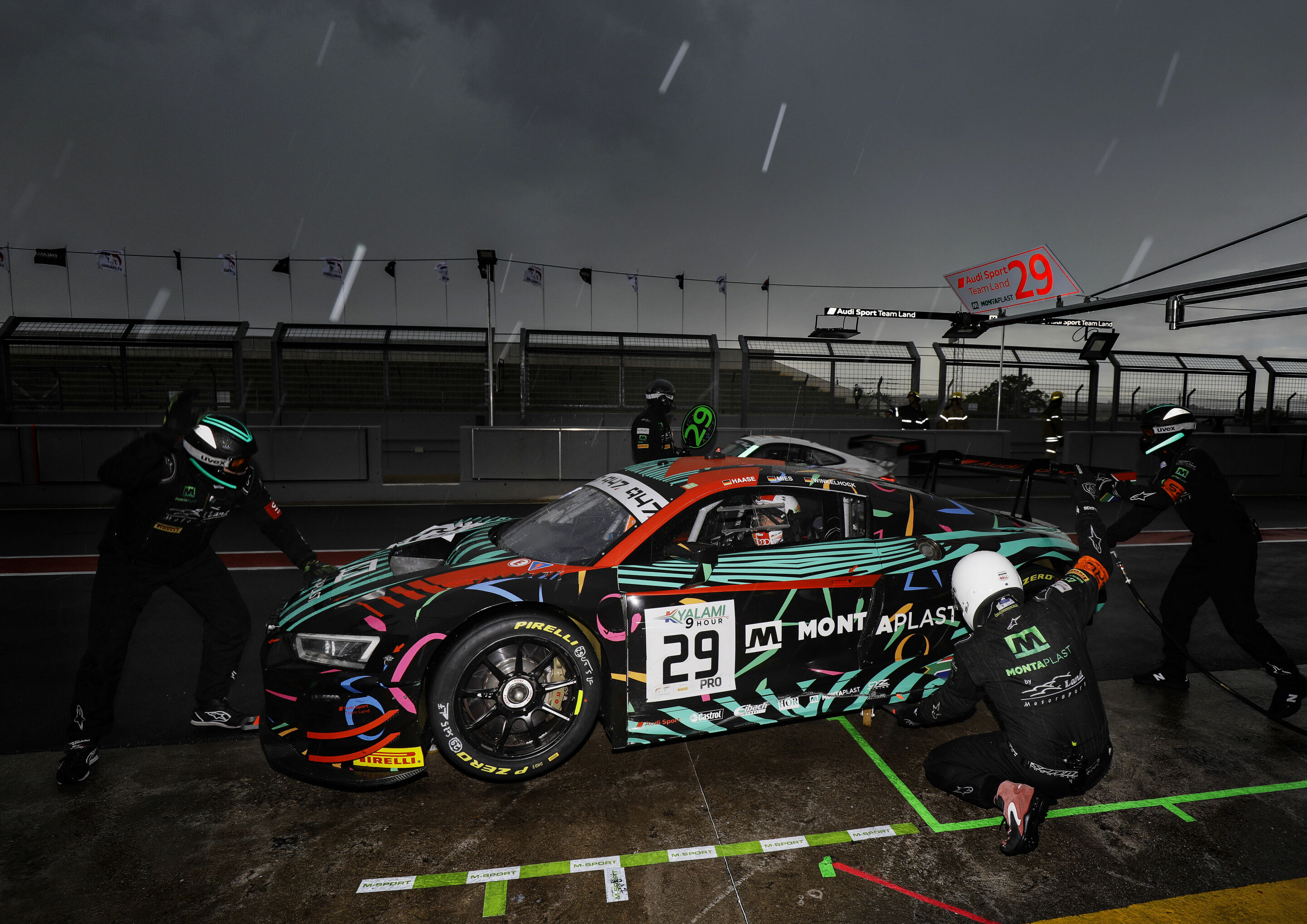 9h Kyalami 2019 - Audi R8 LMS #29 (Audi Sport Team Land), Christopher Haase/Christopher Mies/Markus Winkelhock