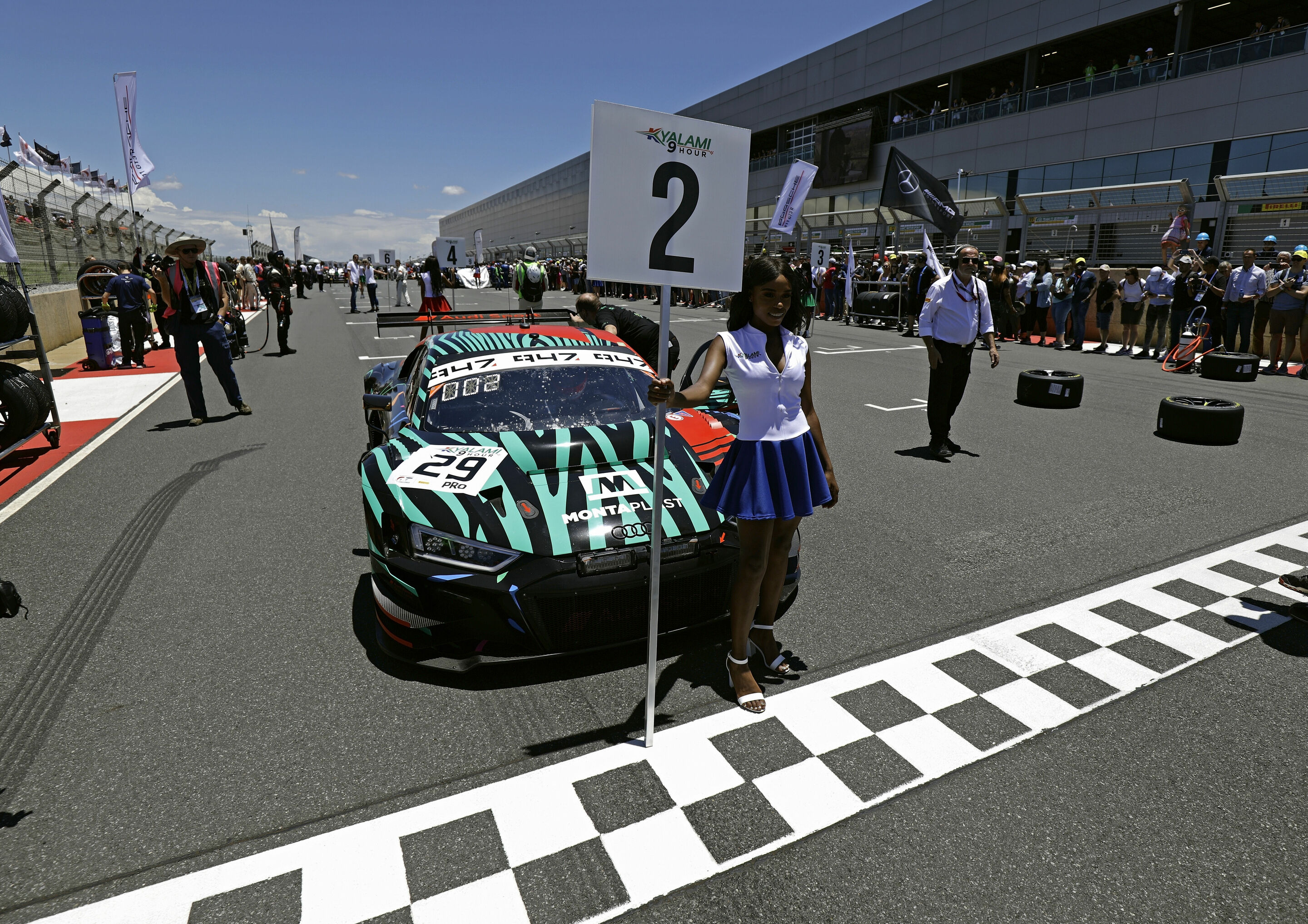 9h Kyalami 2019 - Audi R8 LMS #29 (Audi Sport Team Land), Christopher Haase/Christopher Mies/Markus Winkelhock