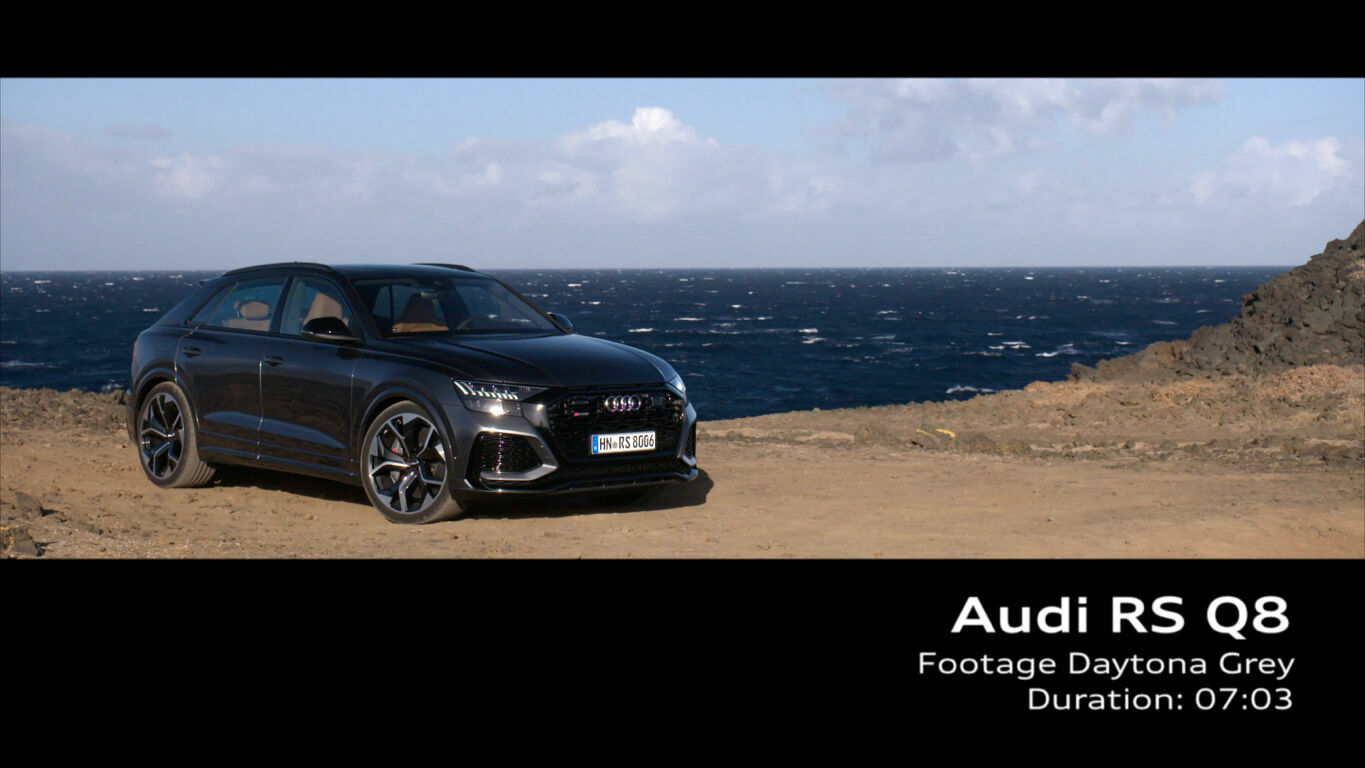 Audi RS Q8 On Location Footage - Footage des Audi RS Q8.