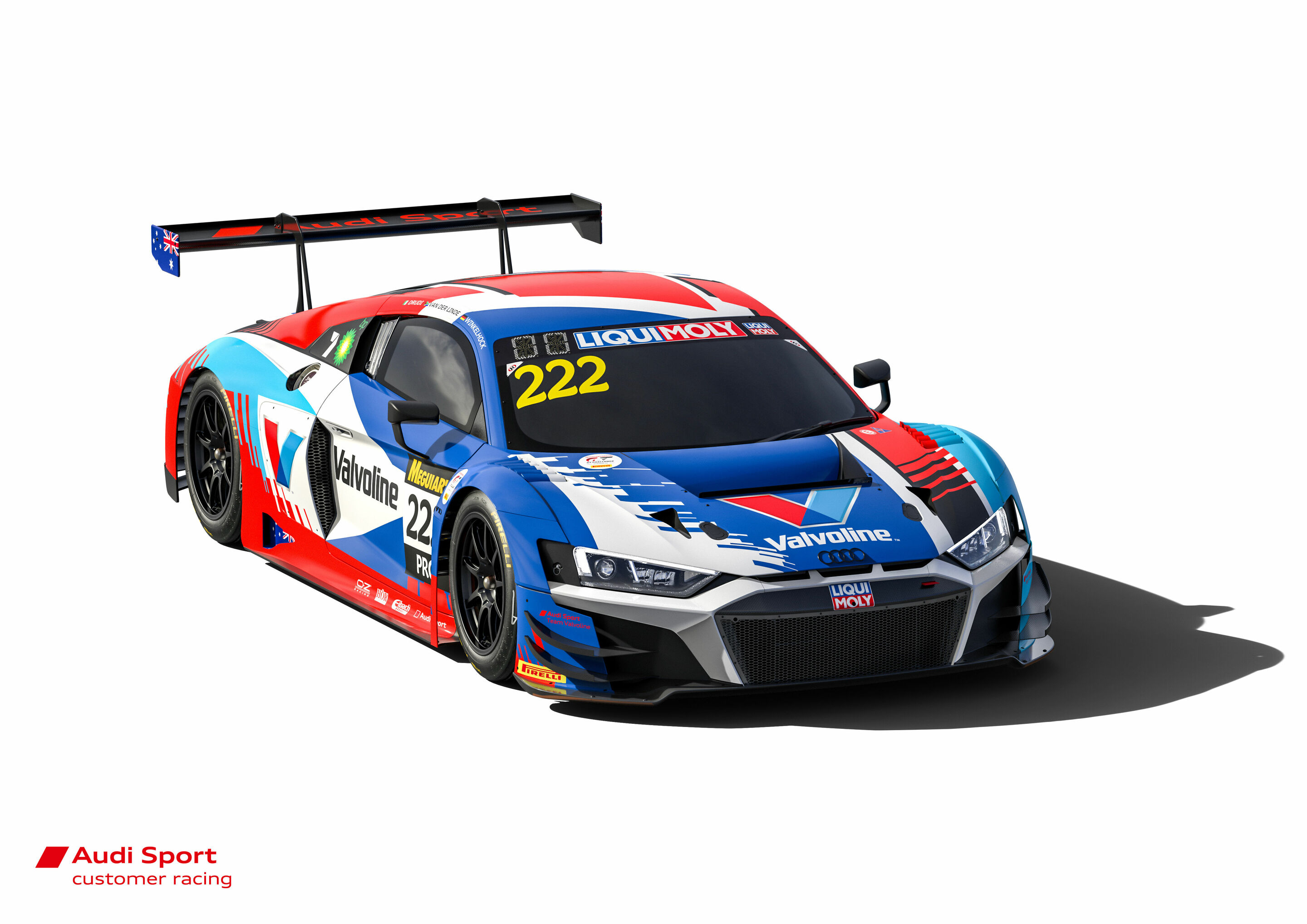 12h Bathurst 2020 - Audi R8 LMS #222 (Audi Sport Team Valvoline), Mattia Drudi/Kelvin van der Linde/Markus Winkelhock