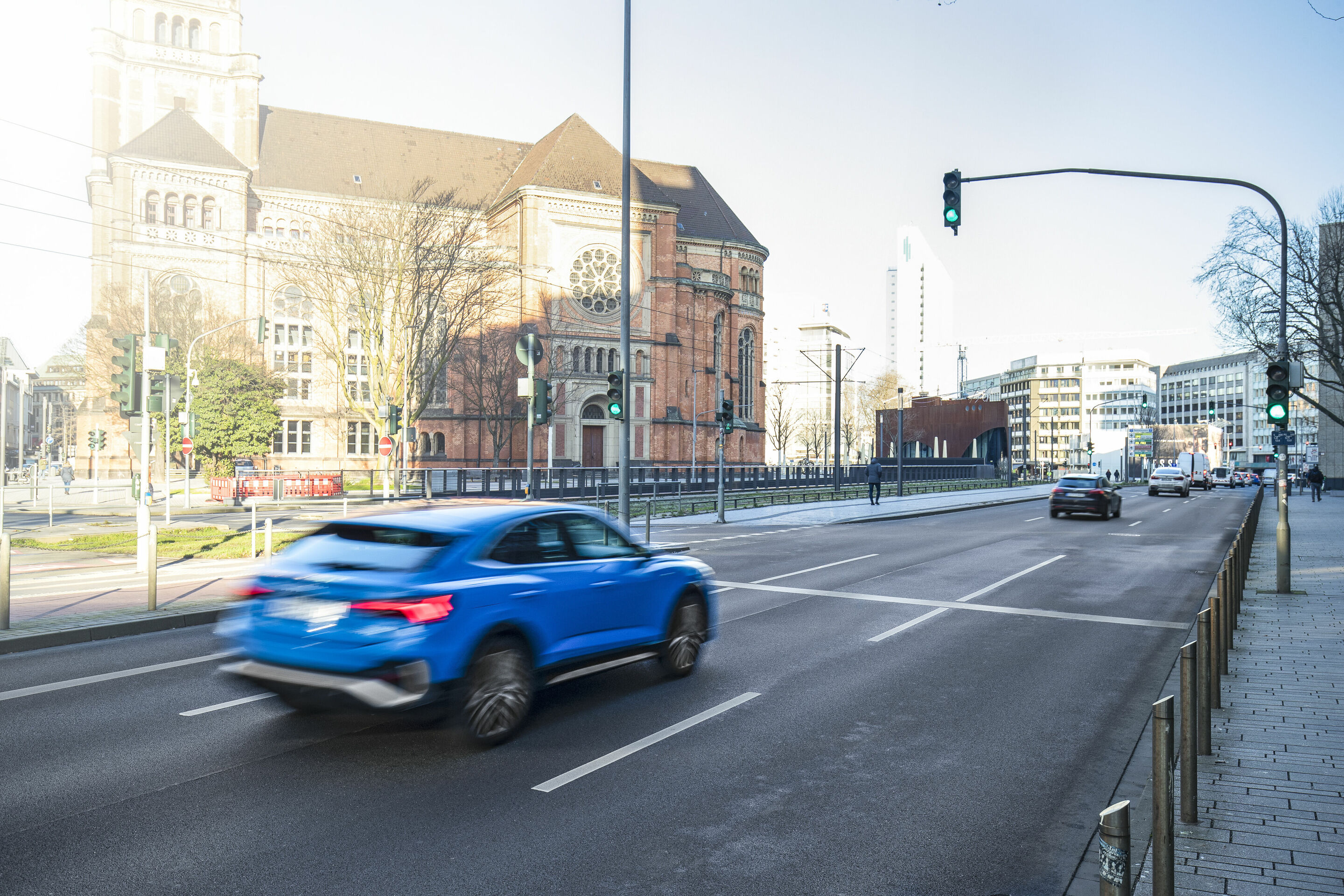 Audi vernetzt sich mit Ampeln in Düsseldorf