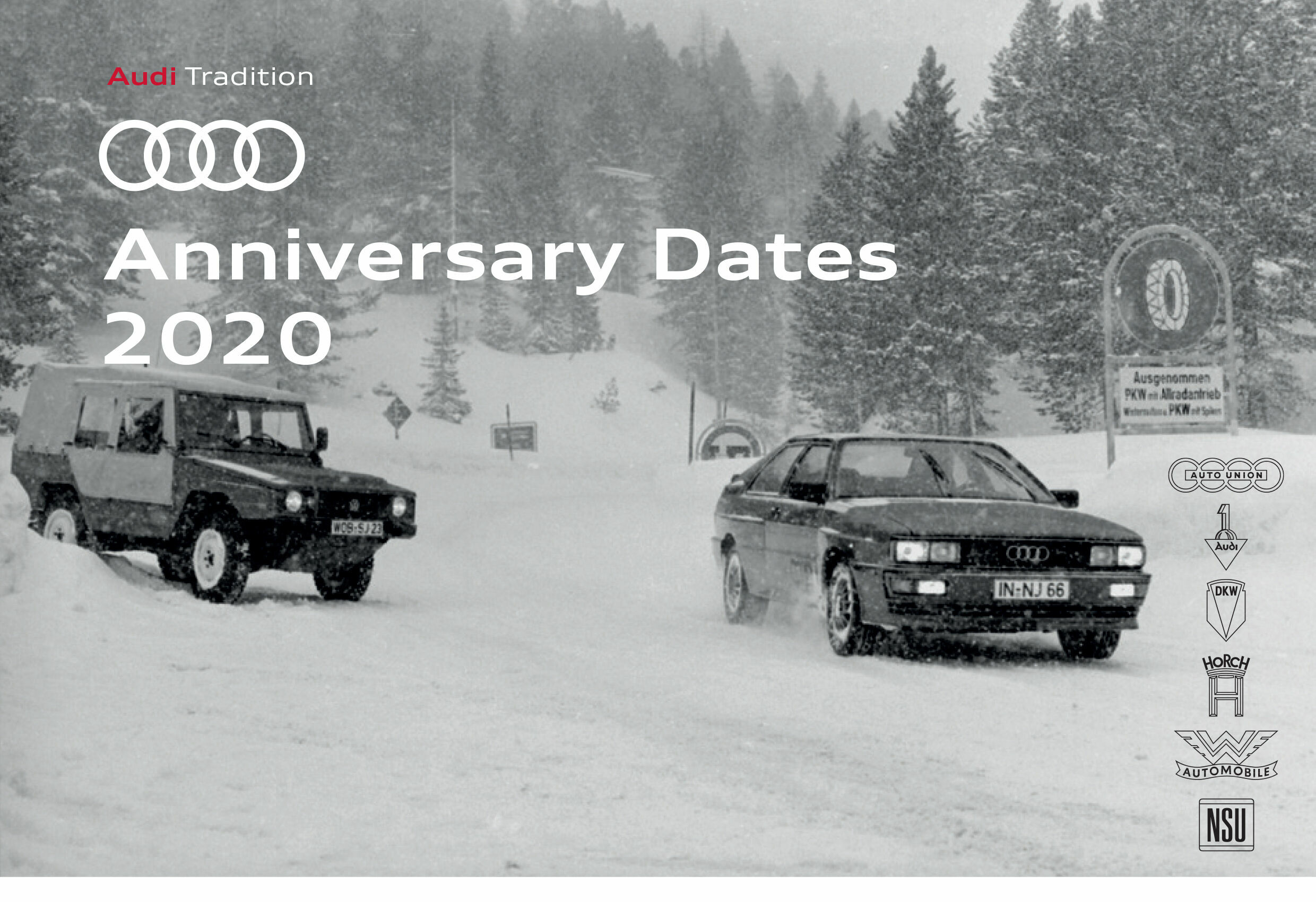 Audi Anniversary Dates 2020