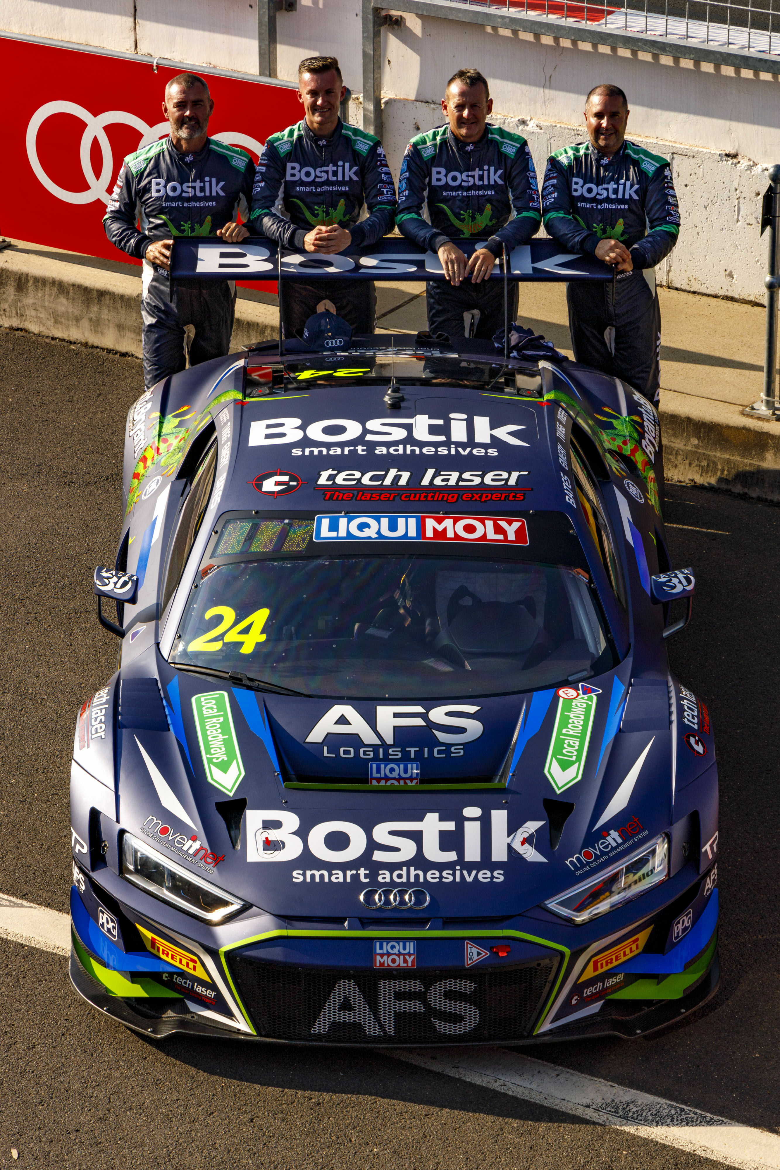 12h Bathurst 2020 - Audi R8 LMS #24 (Bostik Australia), Tony Bates/Geoff Emery/Dylan O’Keeffe/Max Twigg