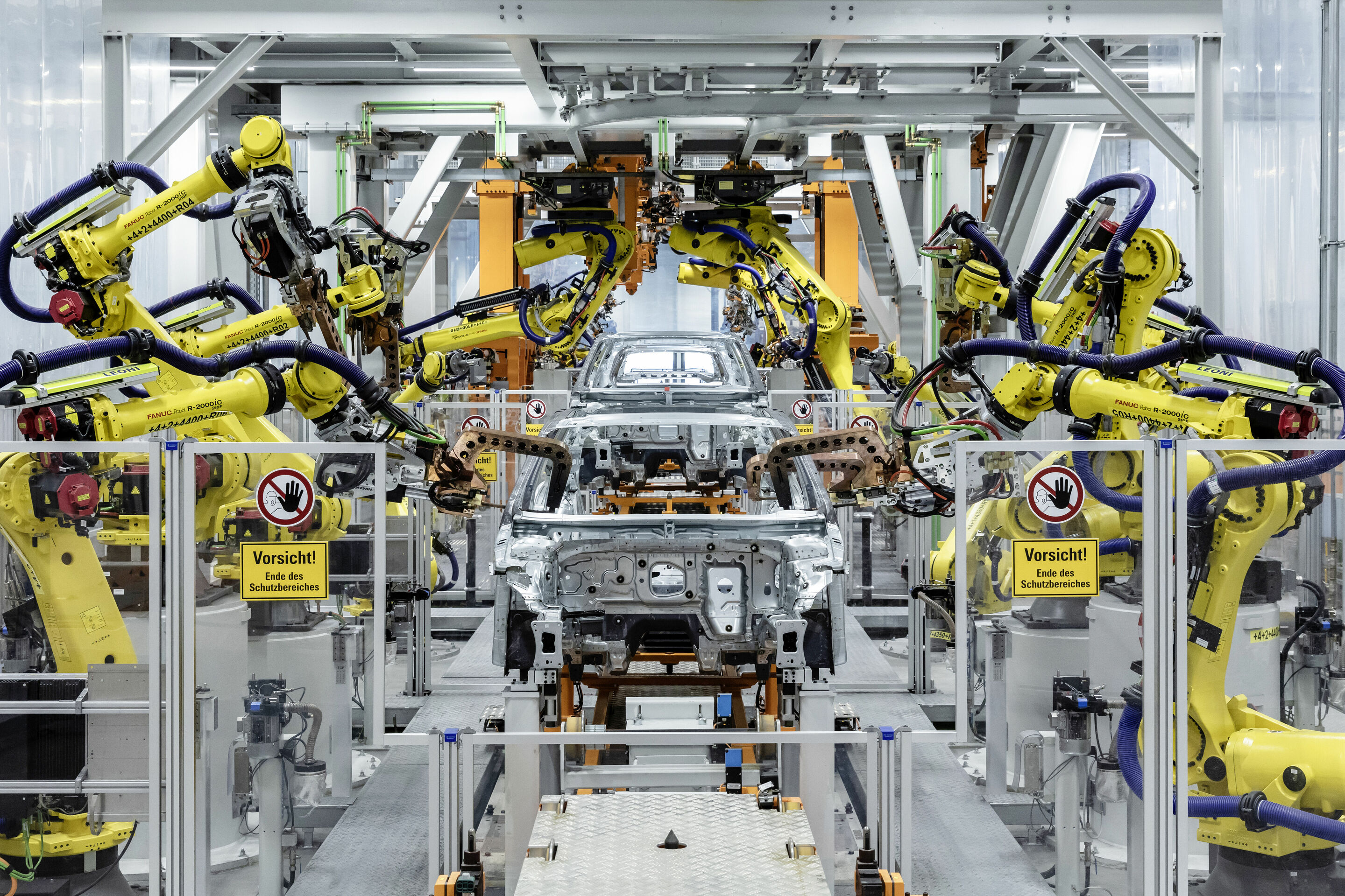 Production of the Audi A3: Body shop Audi Site Ingolstadt