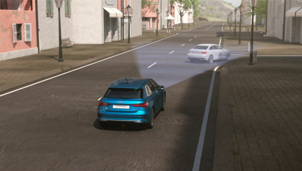 Audi A3 Sportback Animation Assistenzfunktionen - Audi A3 Sportback Animation Assistenzfunktionen
