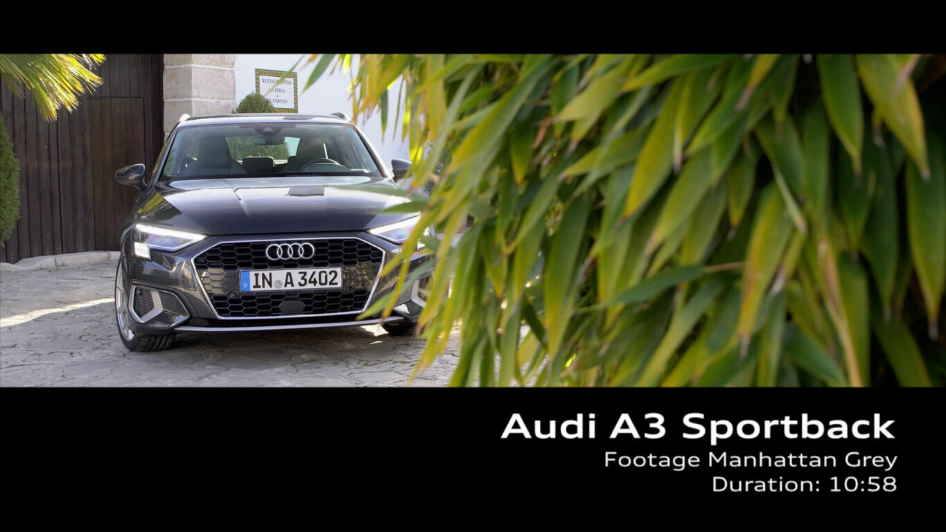 Audi A3 Sportback Footage Grau - Audi A3 Sportback Footage Grau