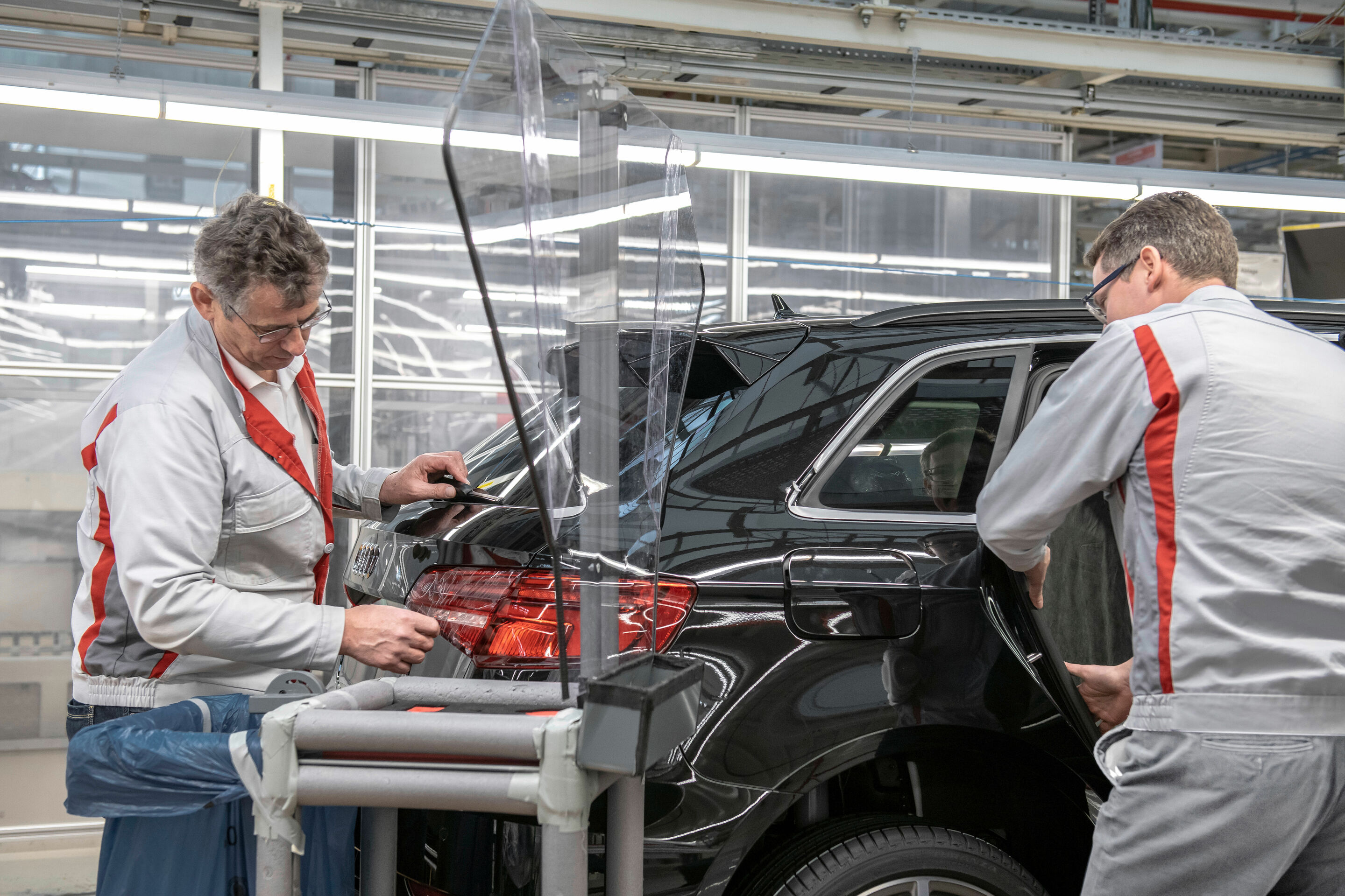 Audi Produktion läuft in Europa schrittweise  wieder an