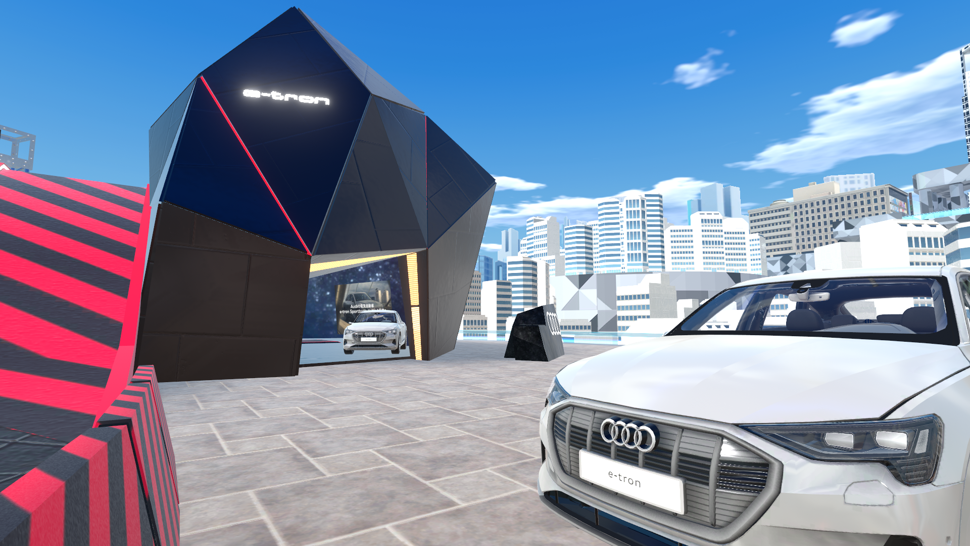 Audi e-tron Sportback conquers the virtual world