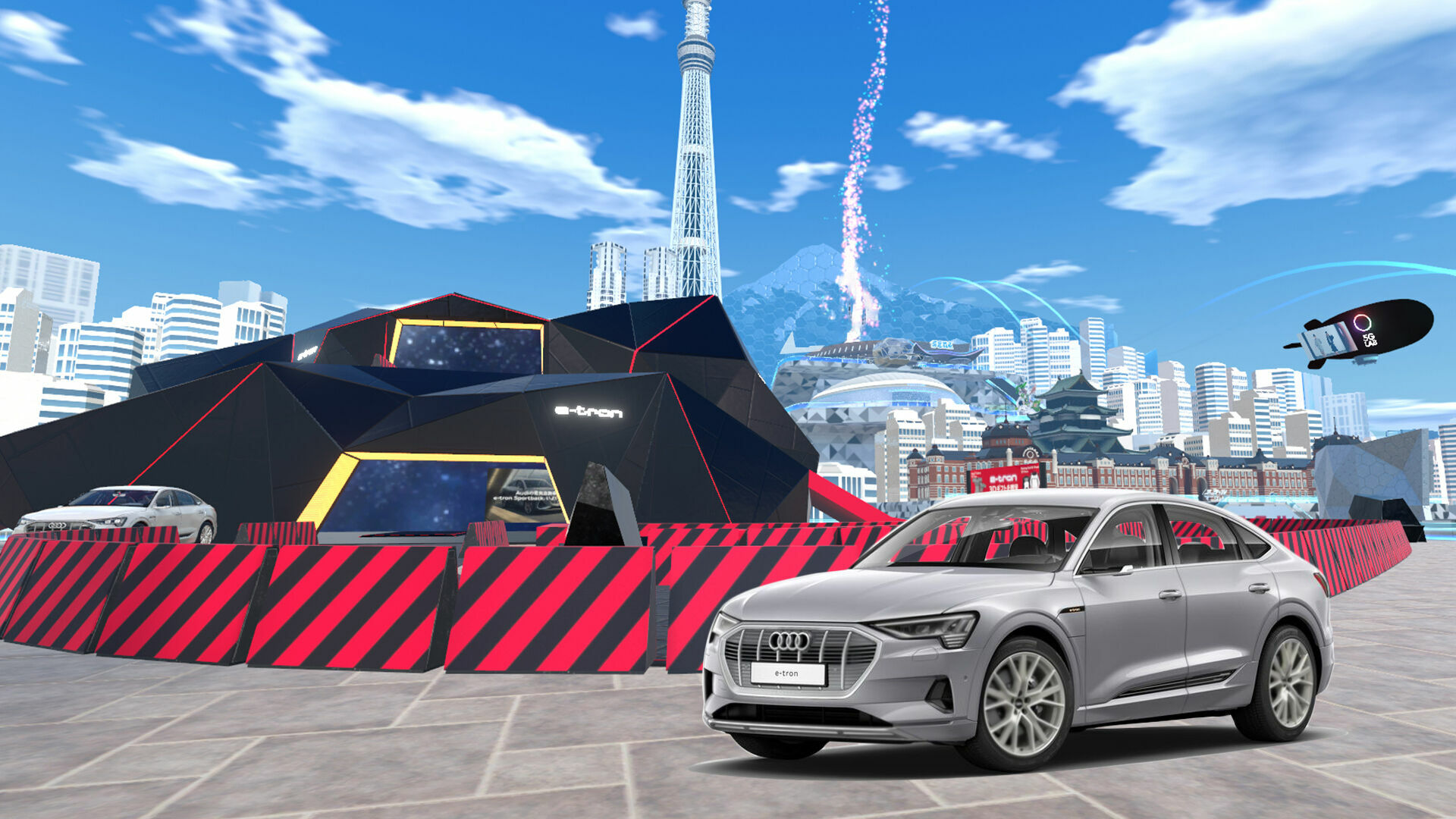 Audi e-tron Sportback conquers the virtual world