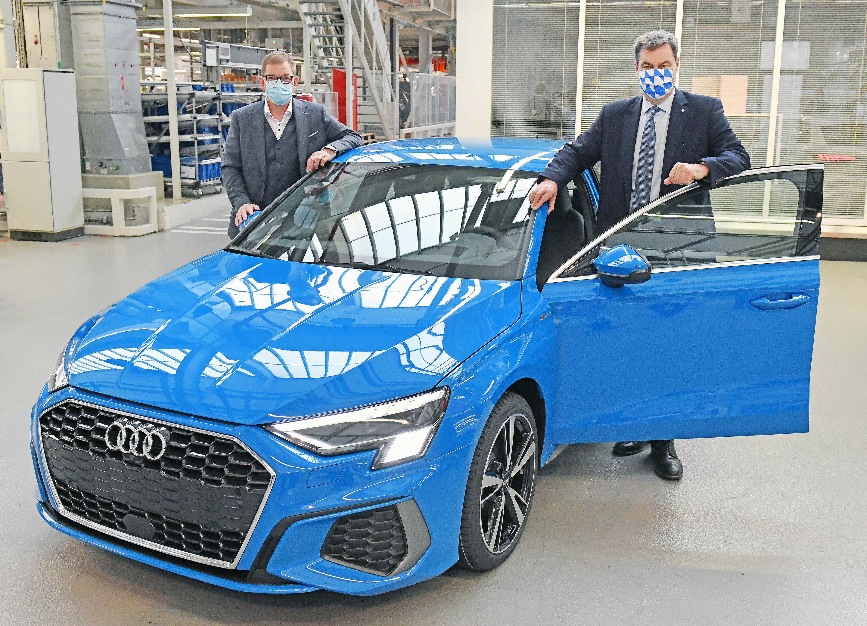 Markus Söder besucht Audi: Schutzmaßnahmen überzeugen Bayerns Ministerpräsidenten