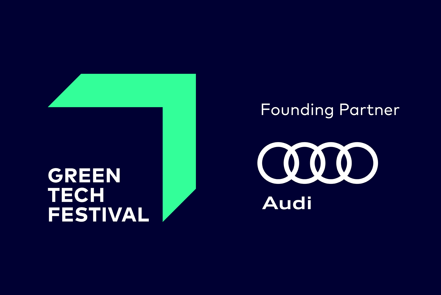 Audi is a founding partner of the GREENTECH FESTIVAL