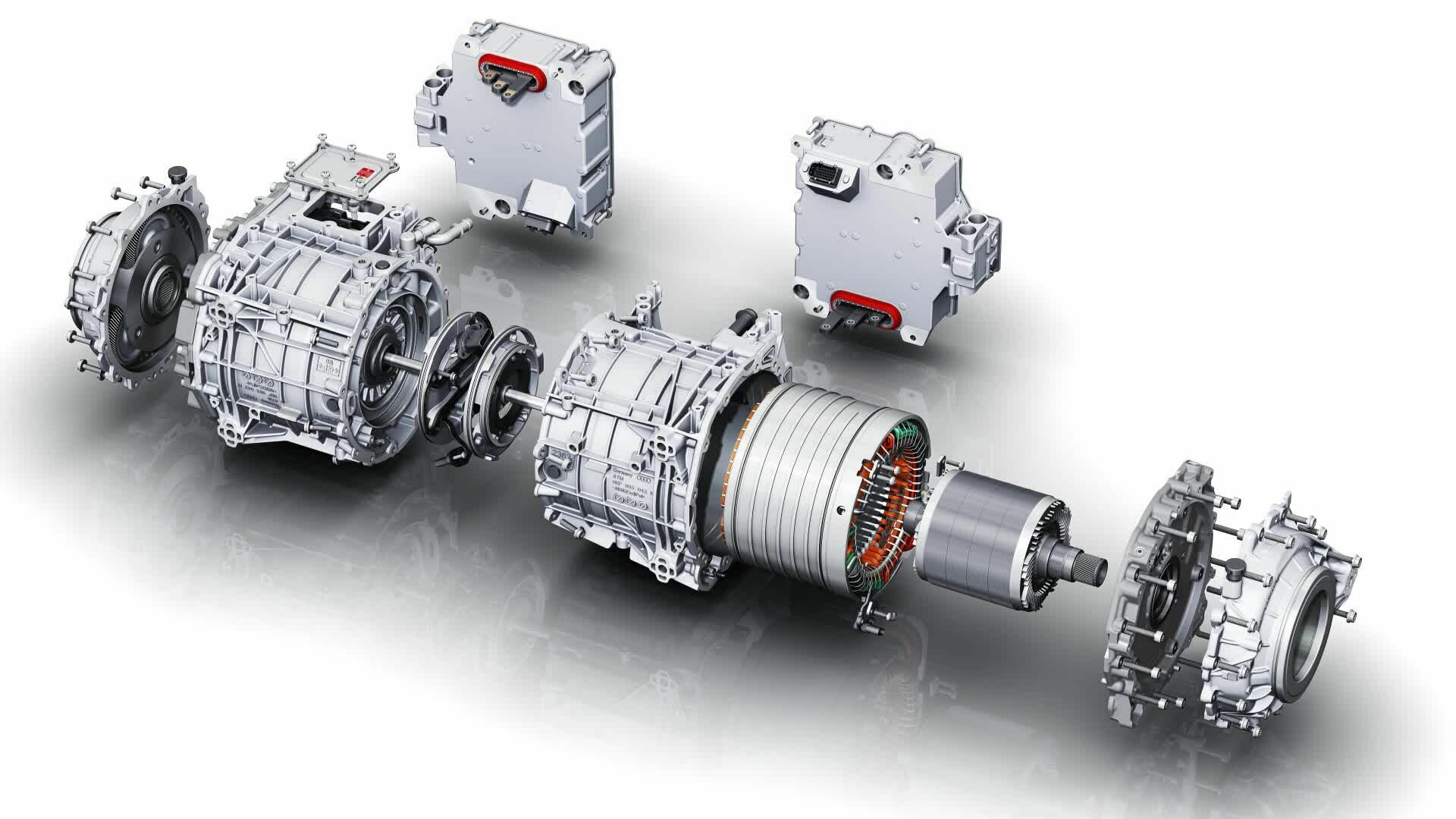 Audi e-tron S Animation Gesamtachsantrieb - Audi e-tron S Animation Gesamtachsantrieb