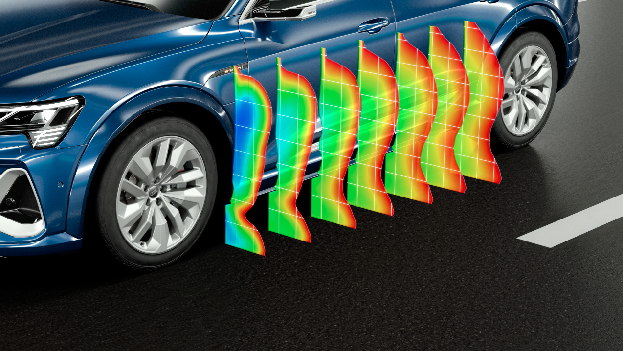 Audi e-tron S Sportback – Durchströmte Radlaufblenden - Audi e-tron S Sportback – Durchströmte Radlaufblenden