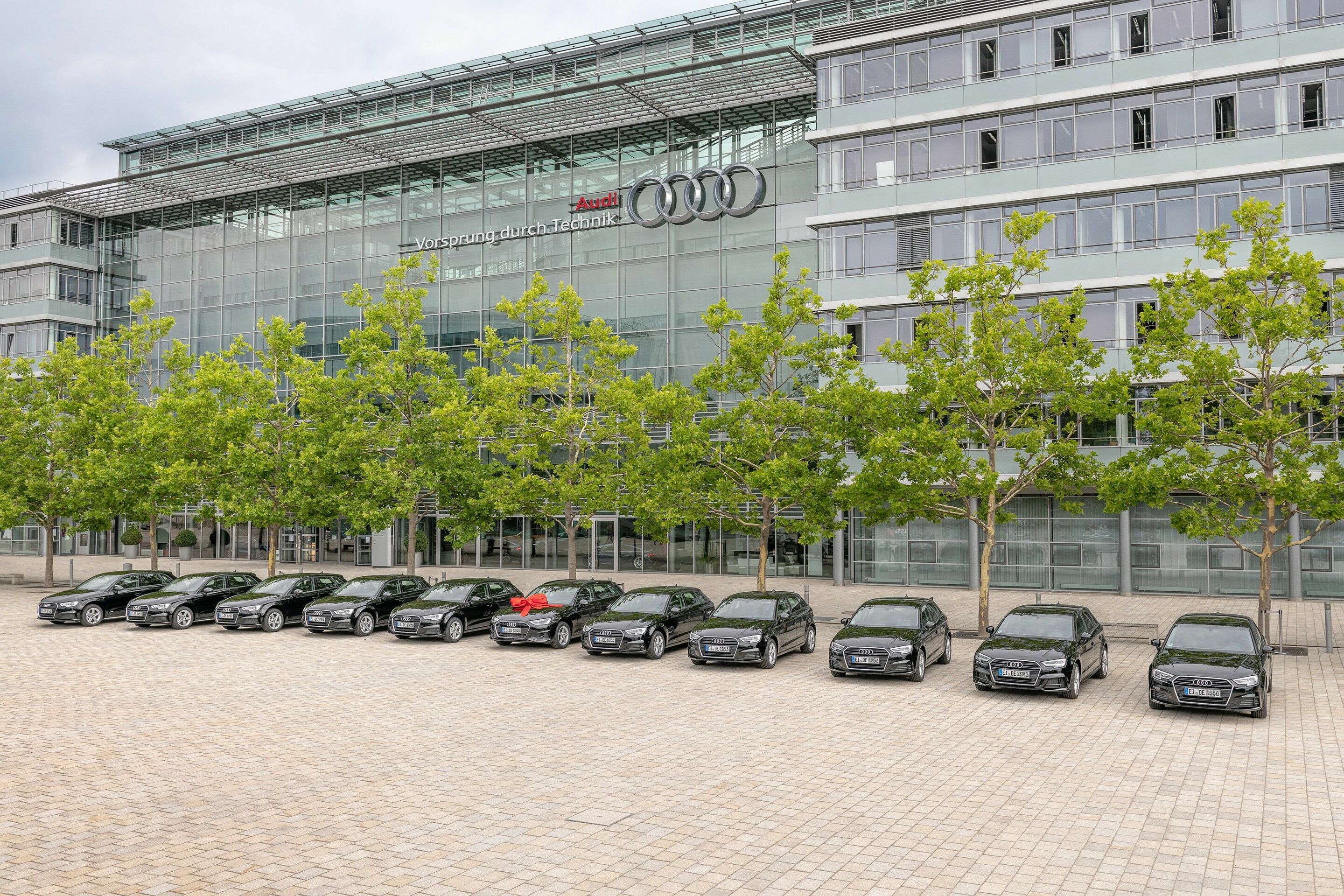 Bereit zur Übergabe am Audi Forum Ingolstadt