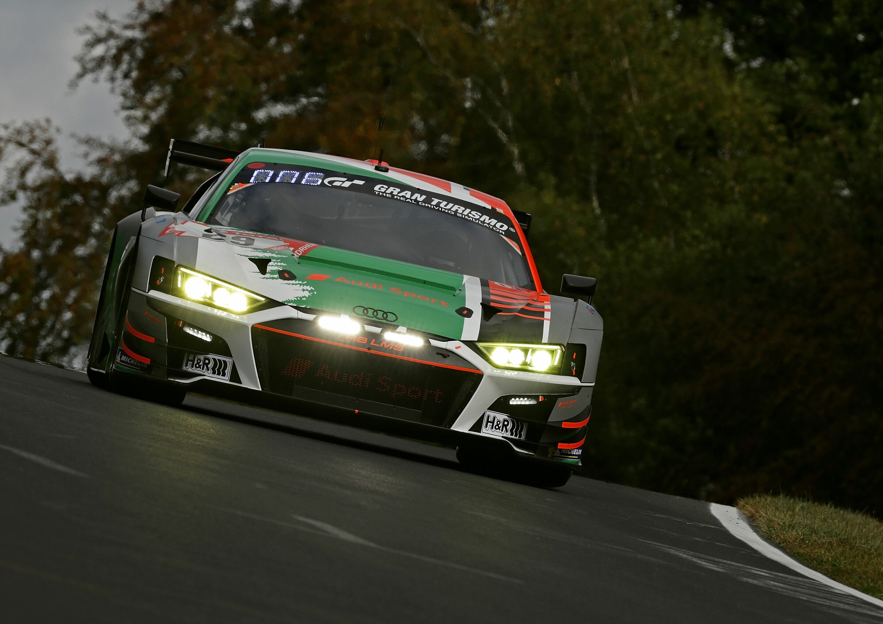 24h Nürburgring 2020 - Audi R8 LMS #29 (Audi Sport Team Land), Mattia Drudi/Kelvin van der Linde/Christopher Mies/René Rast
