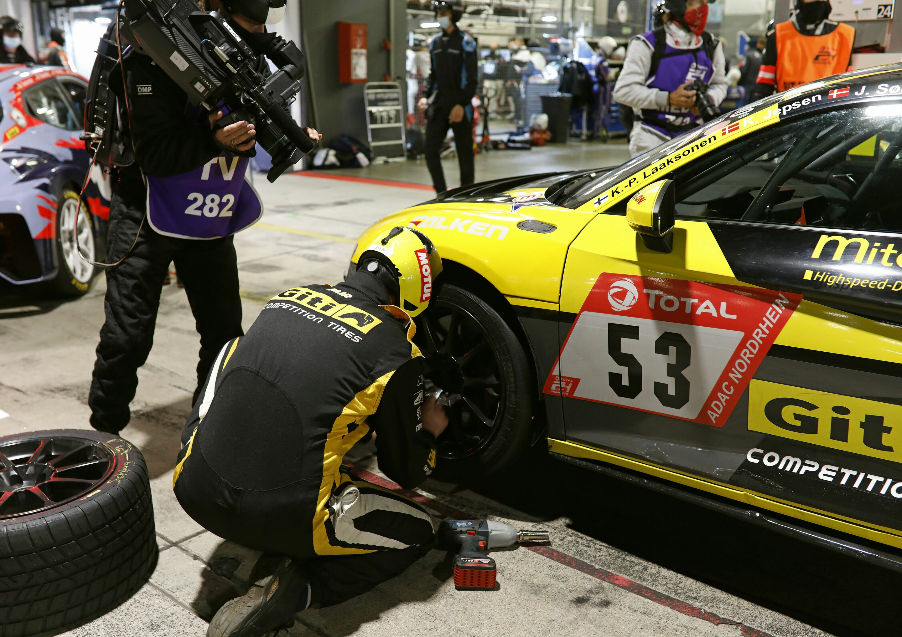 24h Nürburgring 2020 - Audi R8 LMS GT4 #53 (Giti Tire Motorsport by WS Racing), Kristian Jepsen/Kari-Pekka Laaksonen/Jan Sørensen/Roland Waschkau