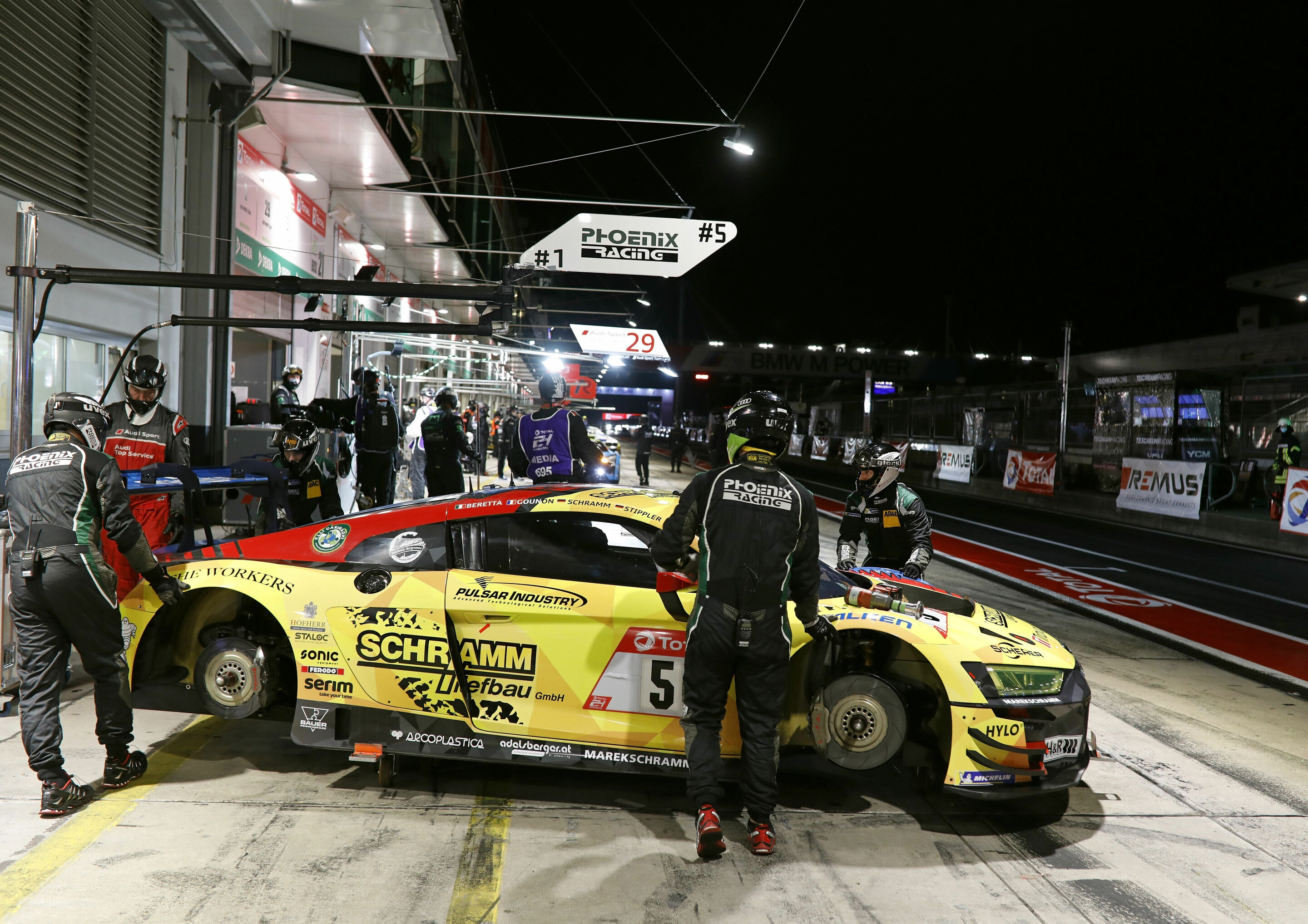 24h Nürburgring 2020 - Audi R8 LMS #5 (Phoenix Racing), Michele Beretta/Jules Gounon/Kim-Luis Schramm/Frank Stippler