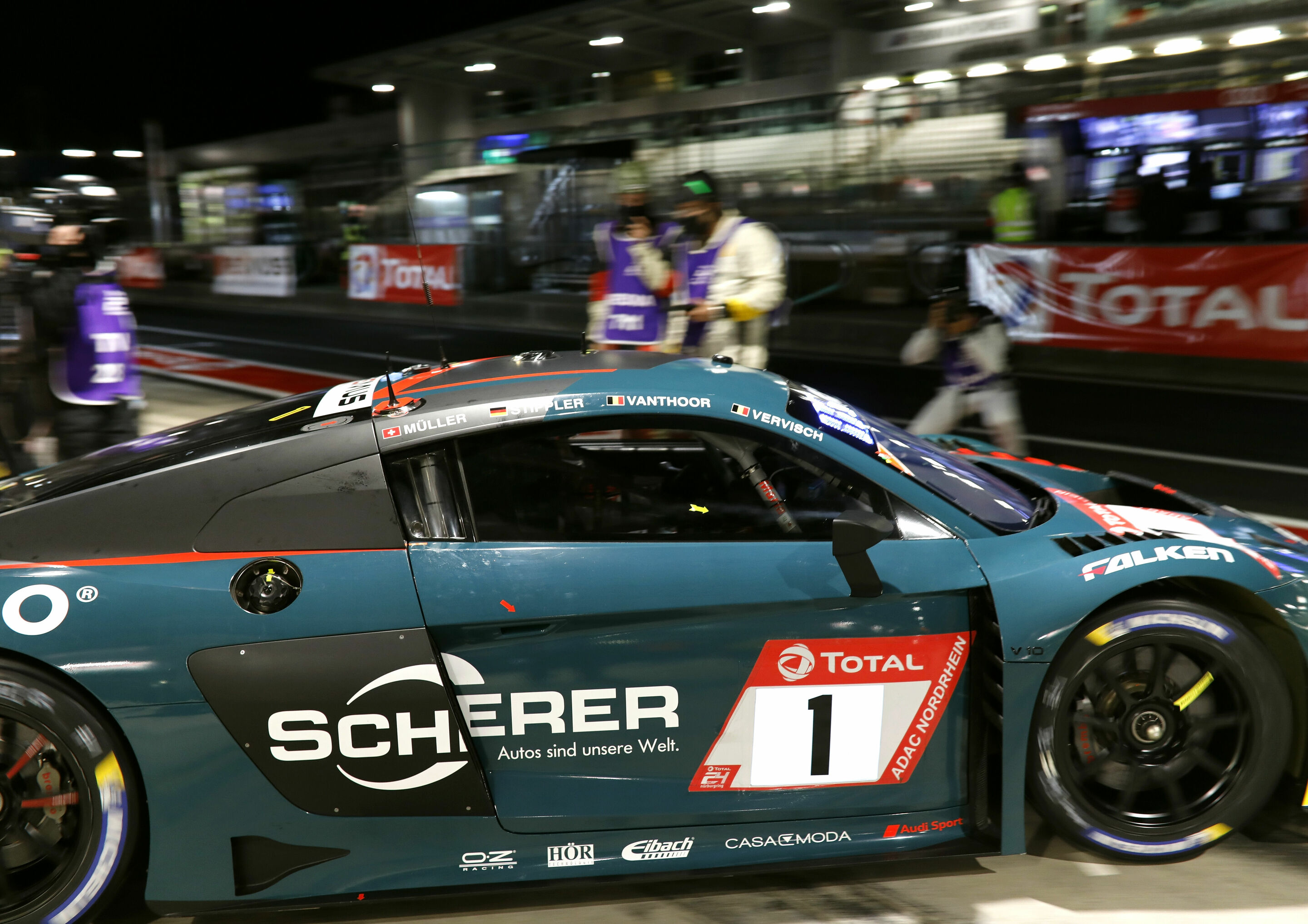 24h Nürburgring 2020 - Audi R8 LMS #1 (Audi Sport Team Phoenix), Nico Müller/Frank Stippler/Dries Vanthoor/Frédéric Vervisch